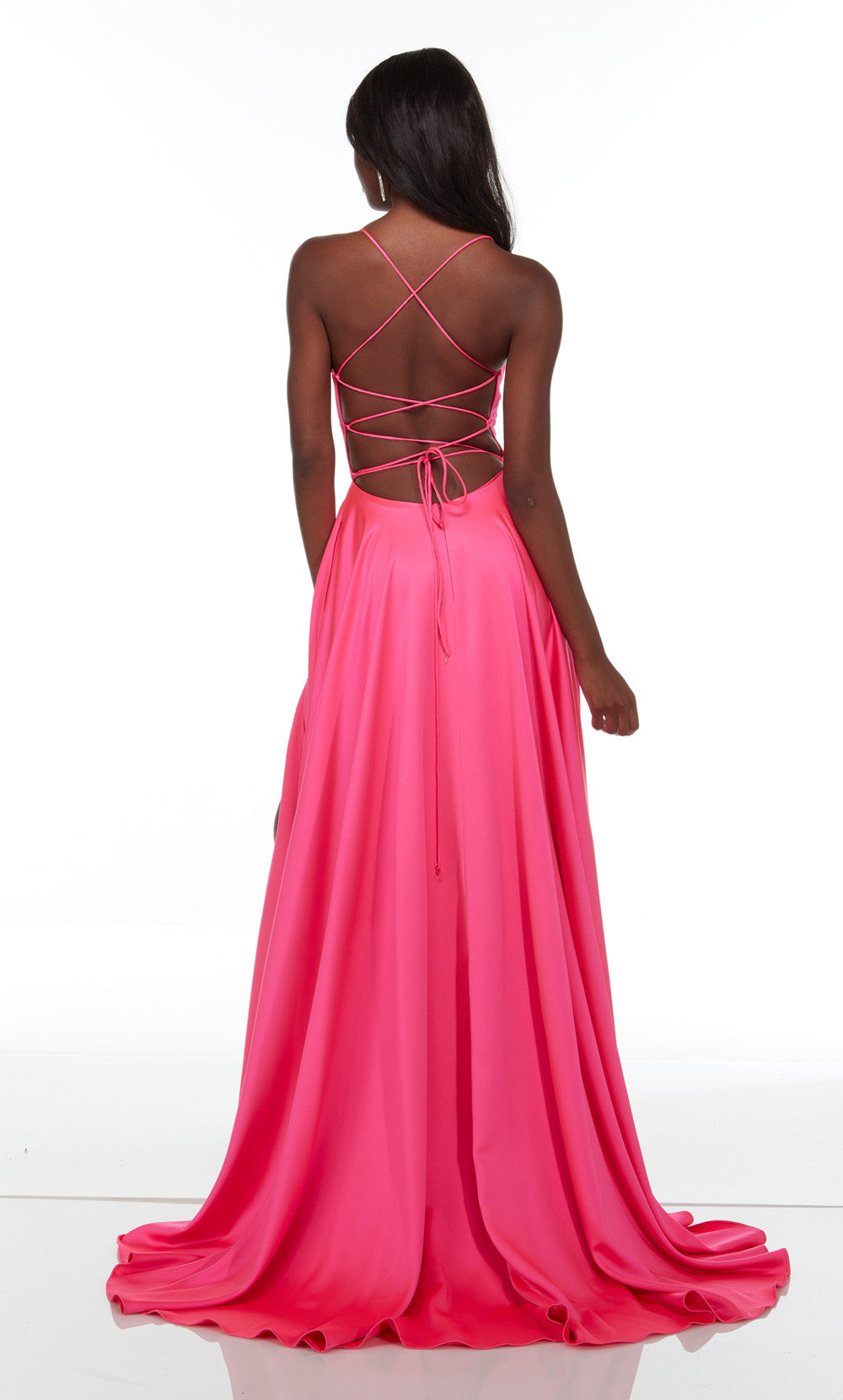 ALYCE Paris 1722 The Secret Dress - Long Plunging Slit Flowy Dress