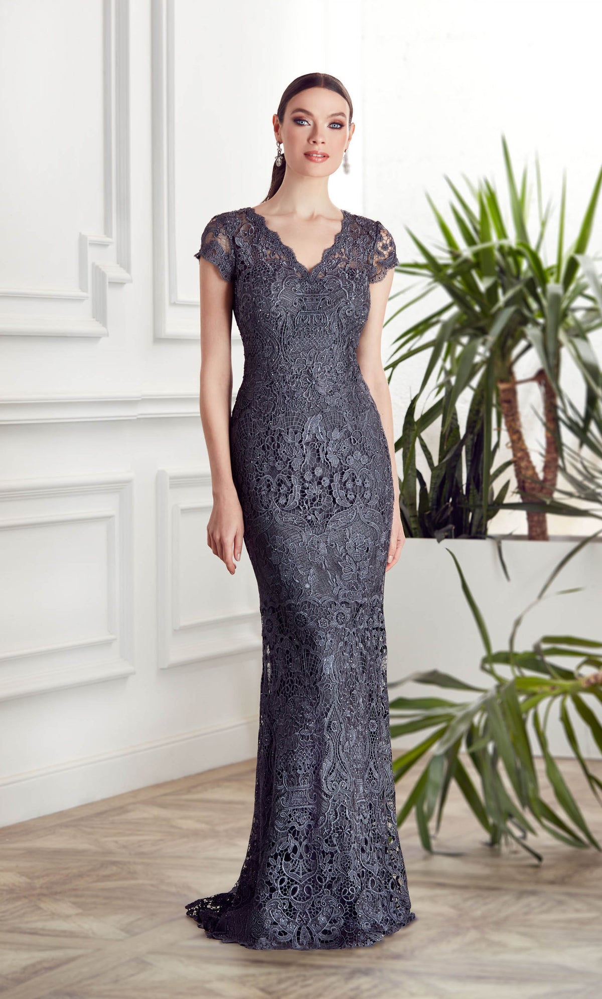 ALYCE Paris 27478 Special Occasion V-neckline Chic Straight Dress