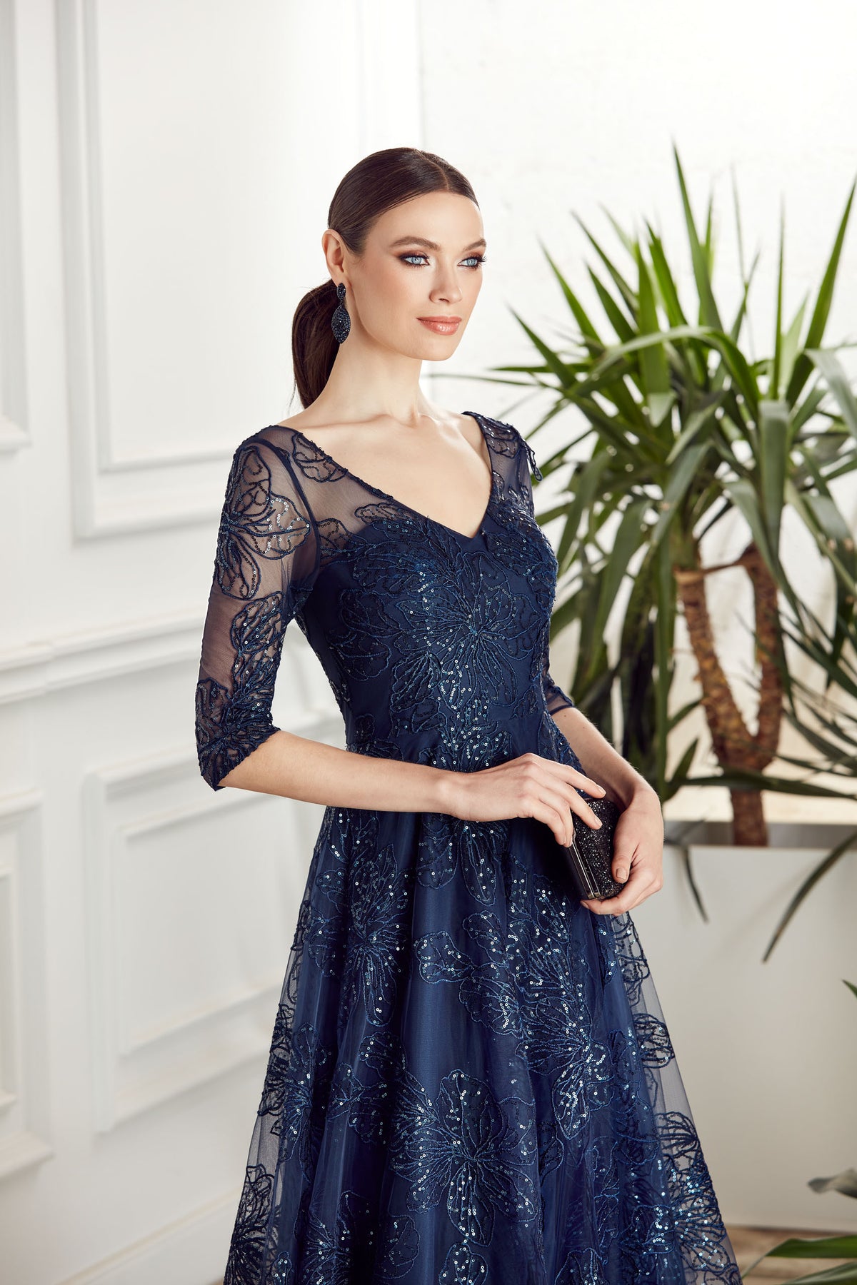 Alyce Paris 27494 Illusion d'occasion spéciale a embelli une robe de ligne