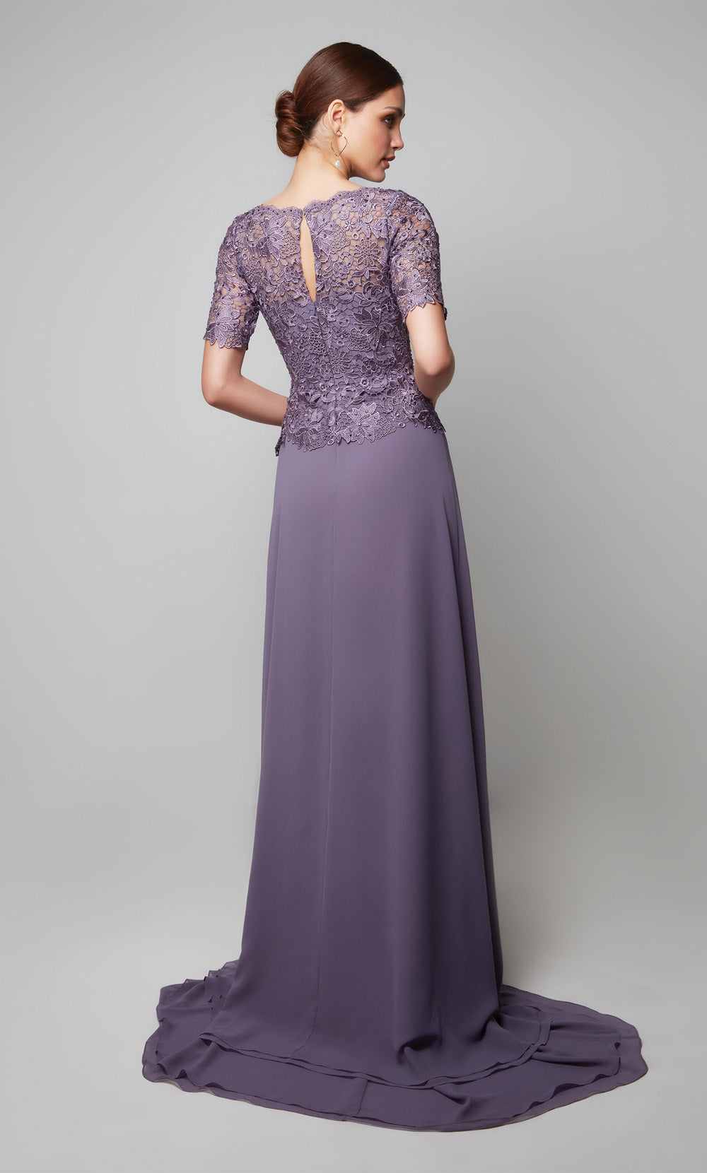 Alyce Paris 27556 Ocasião Especial Ilusão Vestido Modesto reto