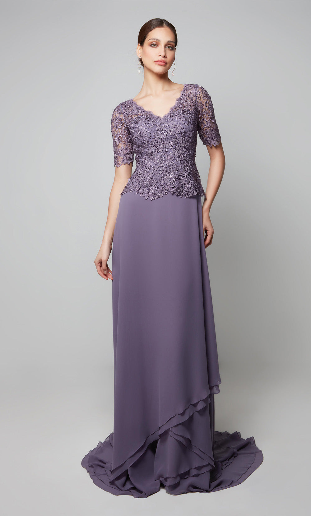 Alyce Paris 27556 Ocasião Especial Ilusão Vestido Modesto reto