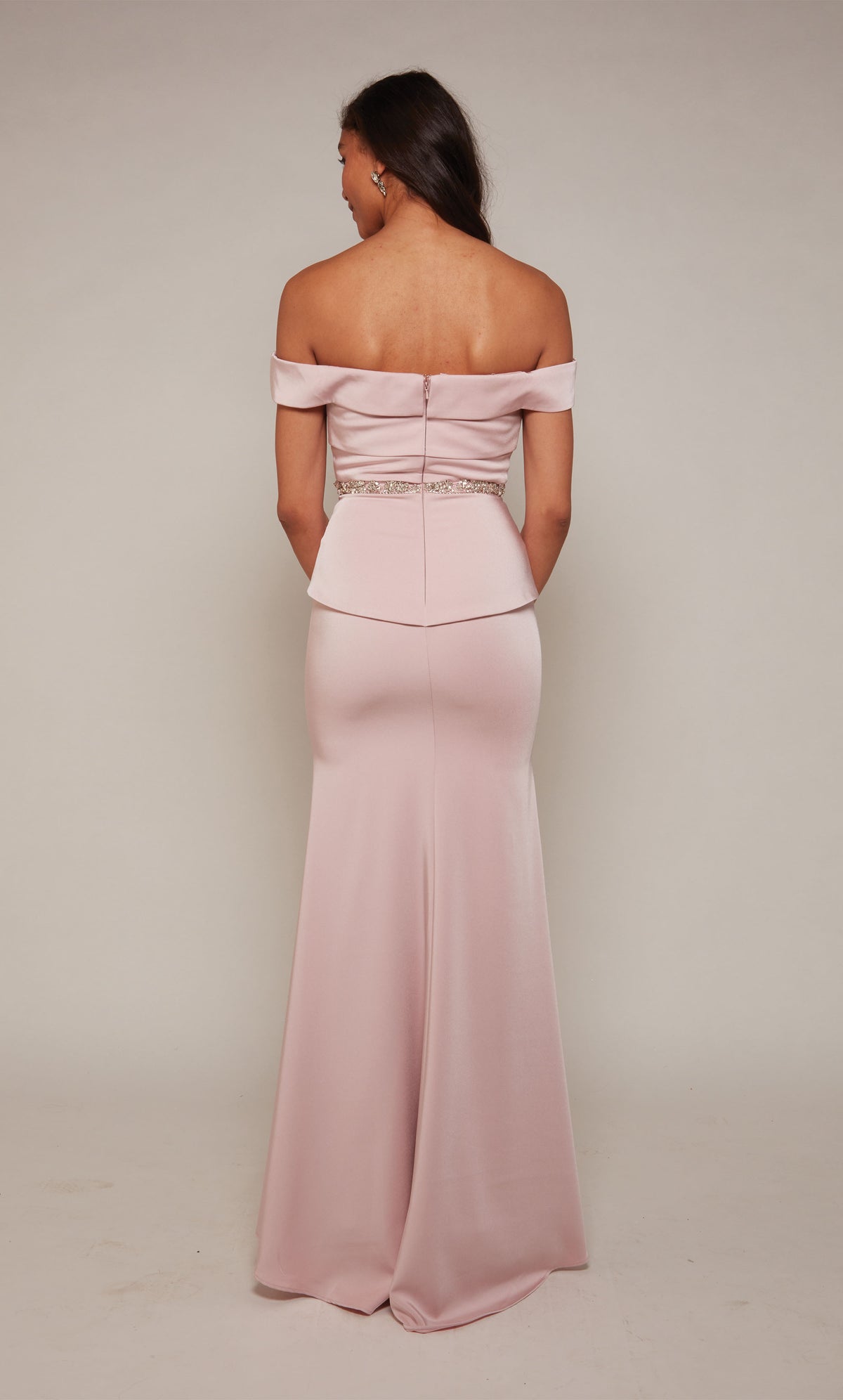 ALYCE Paris 27610 Special Occasion Off The Shoulder Chic Straight Dress