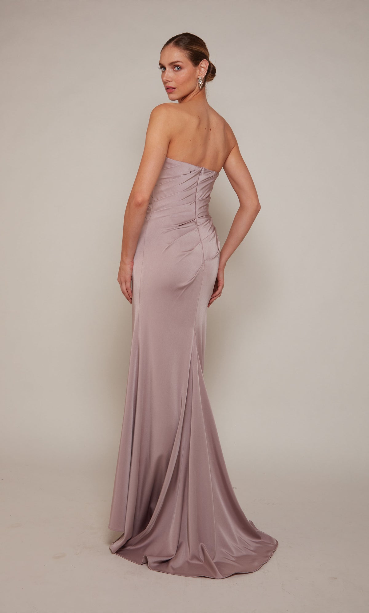 ALYCE Paris 27658 Special Occasion Strapless Neckline Ruched/draped Straight Dress