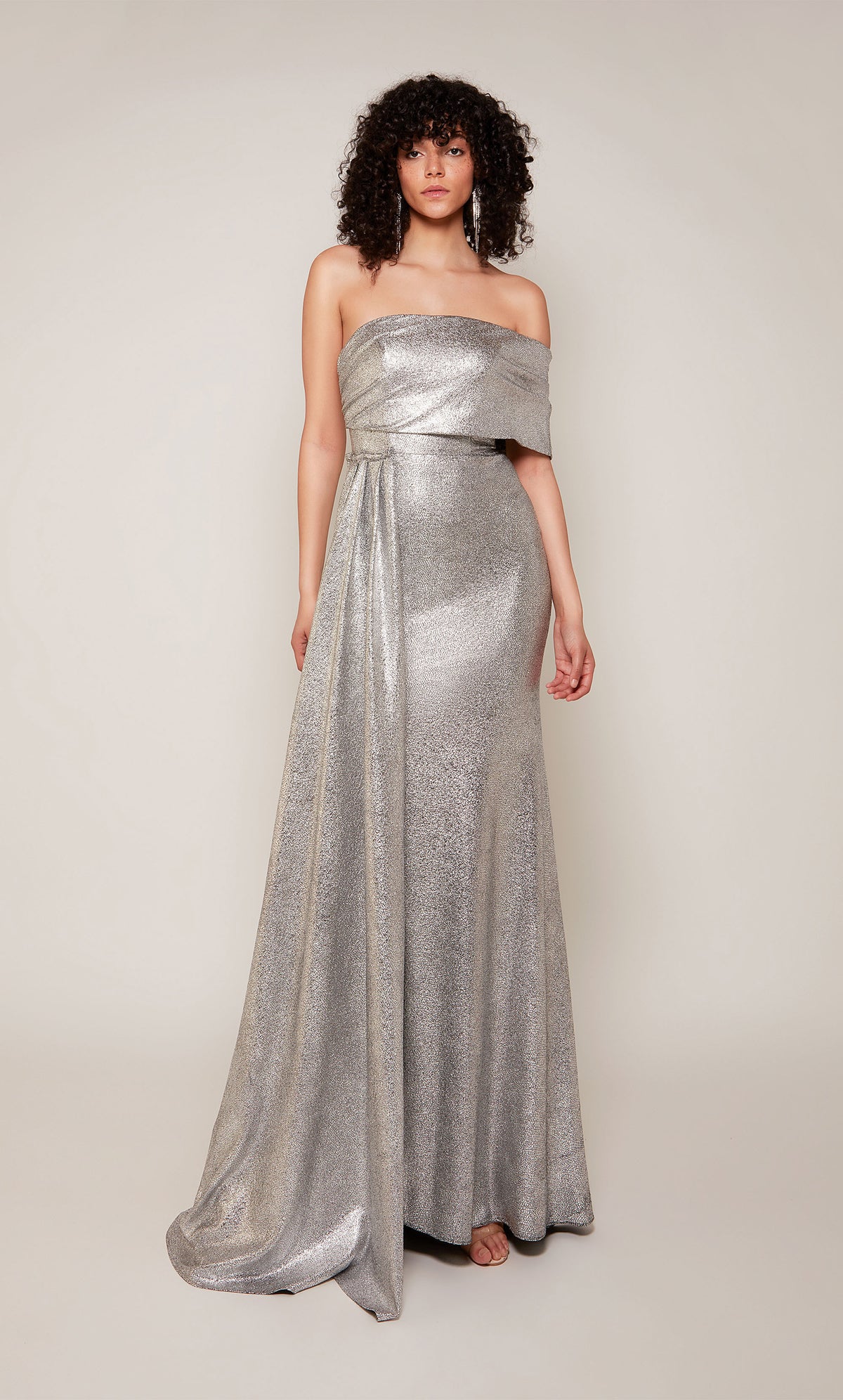 Alyce Paris 27663 Occasion spéciale au large de l'épaule Robe droite scintillante / scintillant