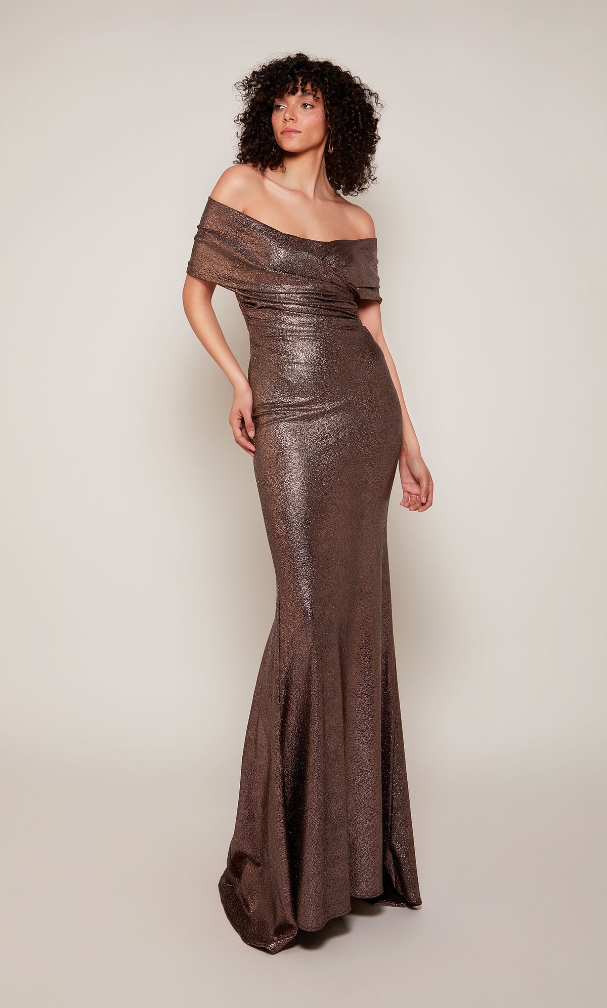 ALYCE Paris 27666 Special Occasion Off The Shoulder Neckline Elegant Mermaid Dress