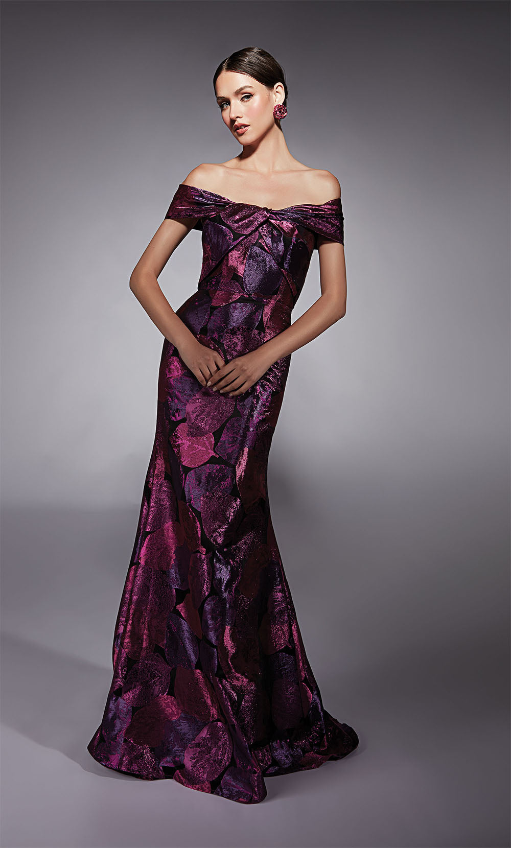 Alyce Paris 27702 Occasion spéciale au large de l'épaule Embellie Fit n Flare Robe