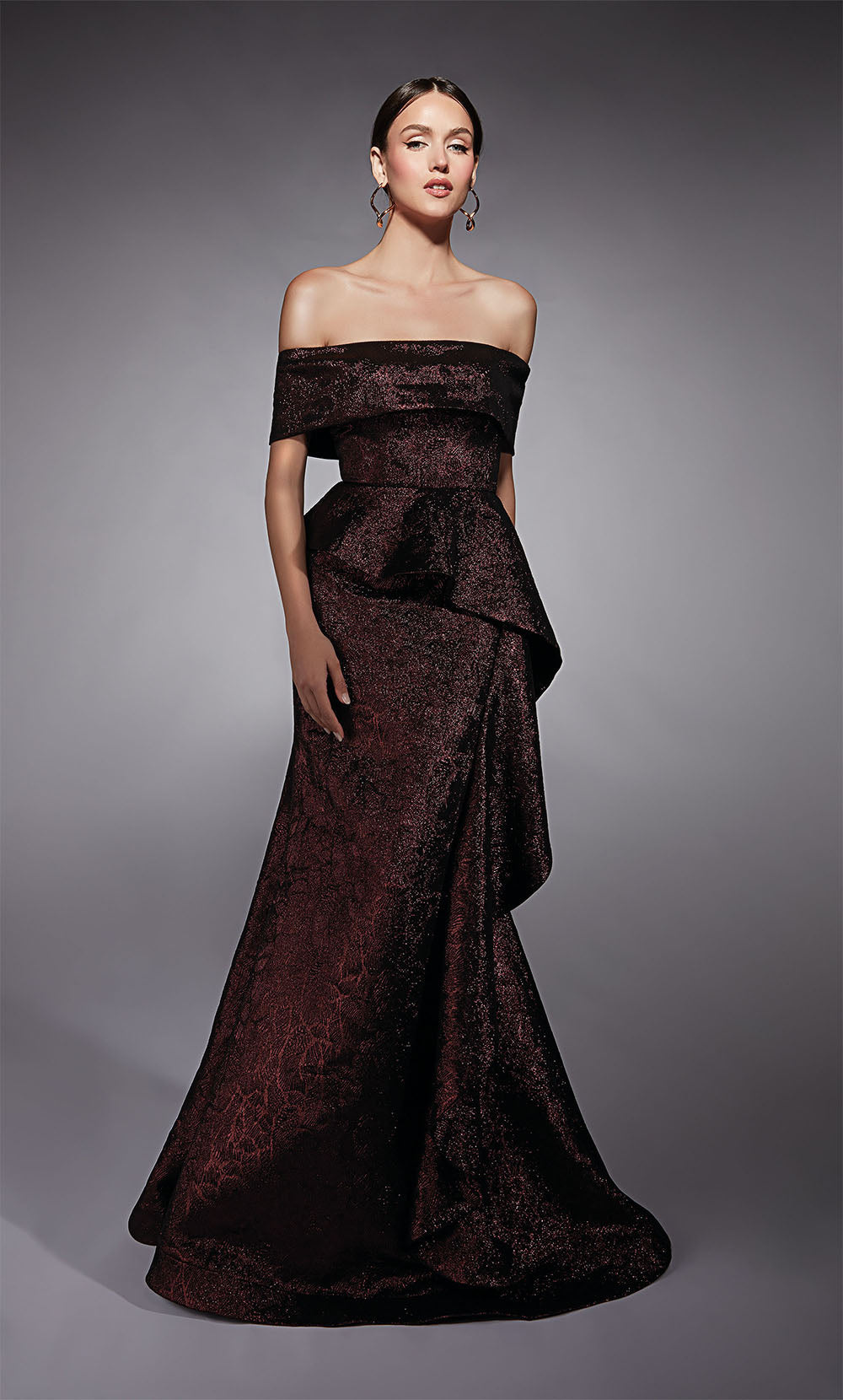 Alyce Paris 27707 Occasion spéciale au large de l'épaule Robe Fit n Fit N Fit n Draped