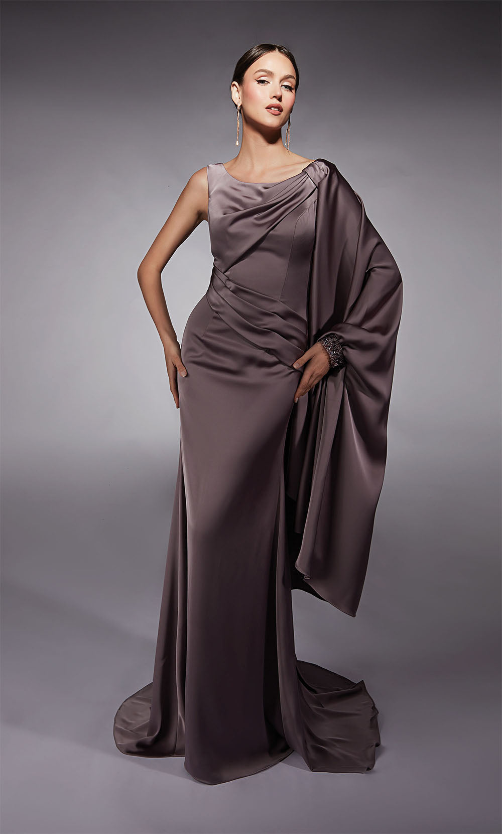 ALYCE Paris 27722 Special Occasion Scoop Neckline Train Mermaid Dress