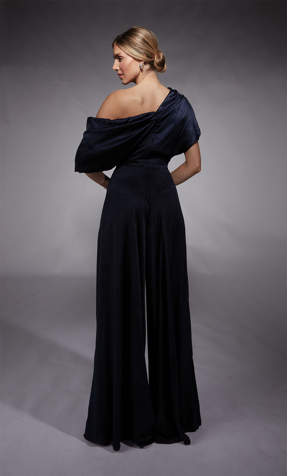 ALYCE Paris 27743 Special Occasion One Shoulder Modest Jumpsuit Dress