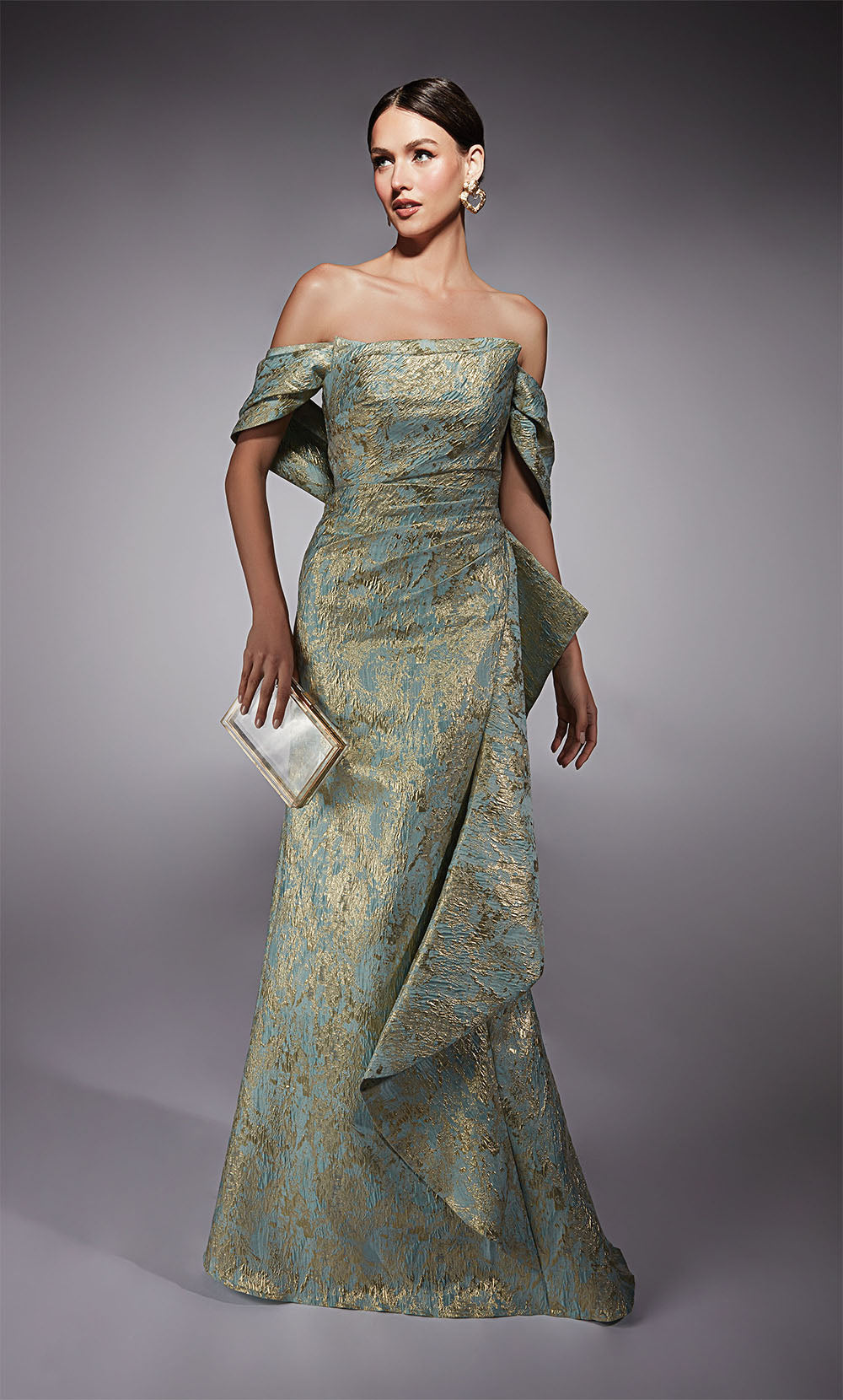 Alyce Paris 27750 Occasion spéciale au large de l'épaule Elegant Fit n Flare Robe