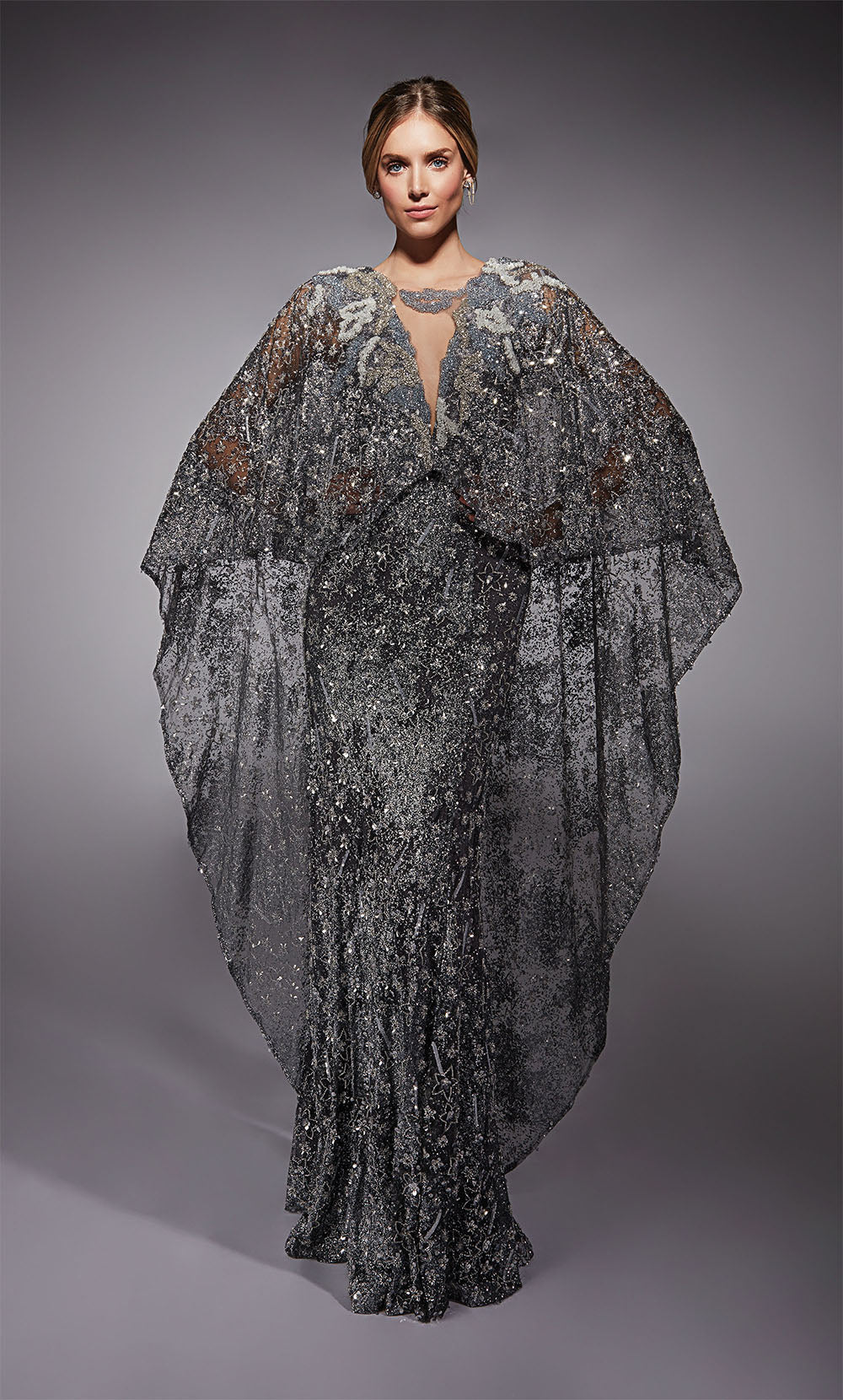 ALYCE Paris 27752 Abito dritto scintillante e con scollatura profonda per occasioni speciali