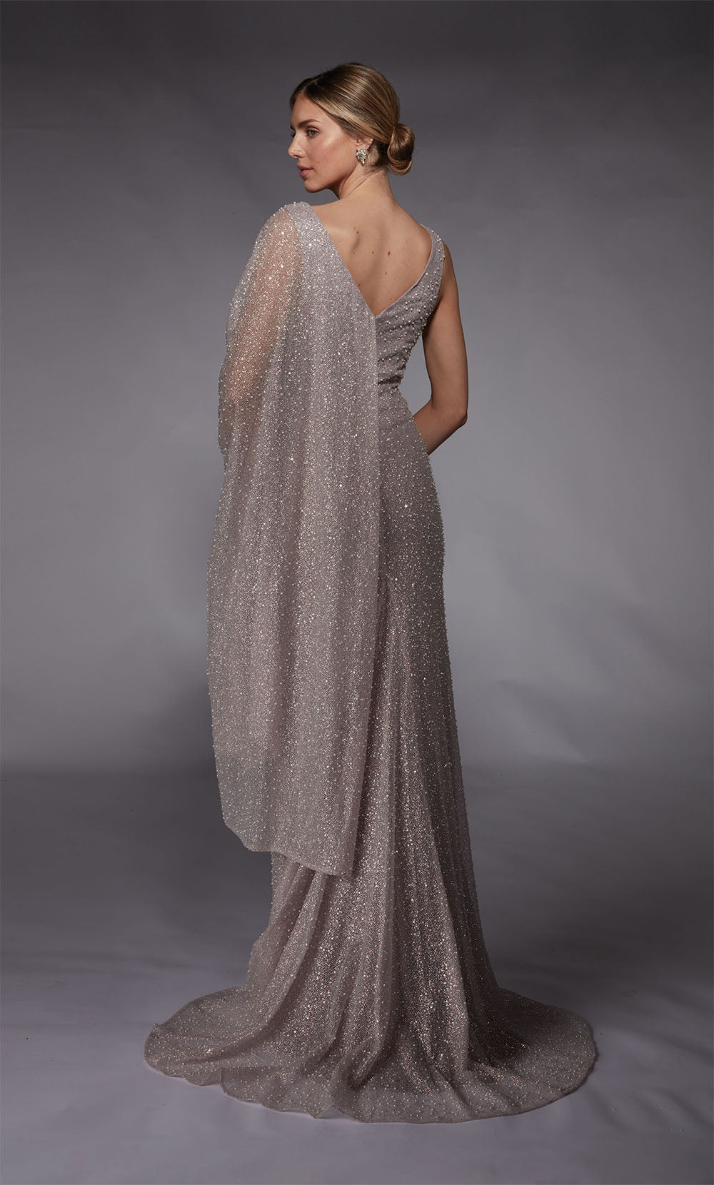 ALYCE Paris 27772 Special Occasion Plunging Neckline Ruched/draped Straight Dress