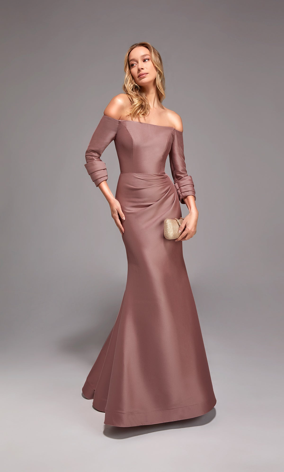 Alyce Paris 27782 Ocasión especial fuera del hombro Cadro elegante Fit N Flare Vestido