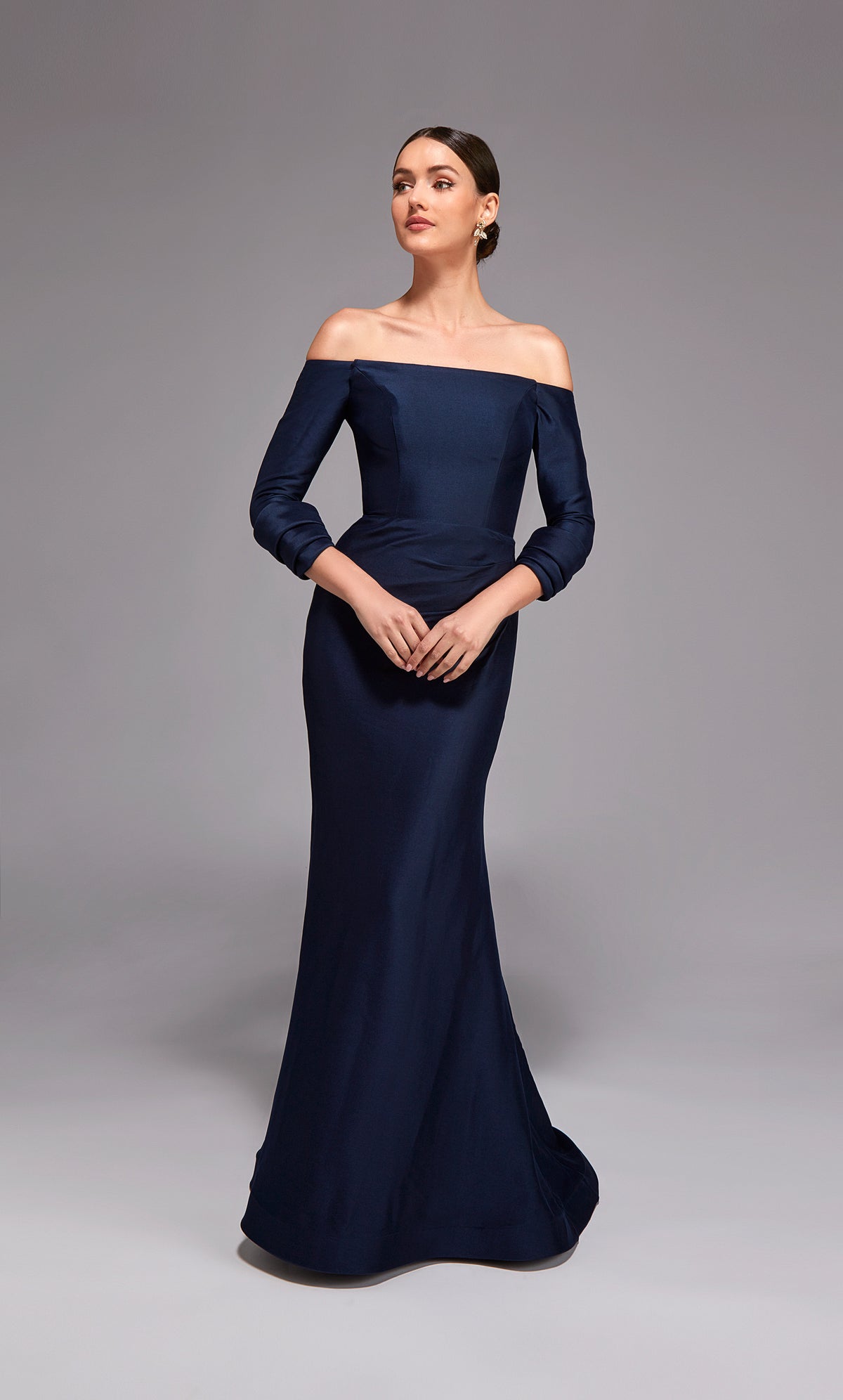 Alyce Paris 27782 ocasião especial fora do decote ombro chic fit n flare vestido