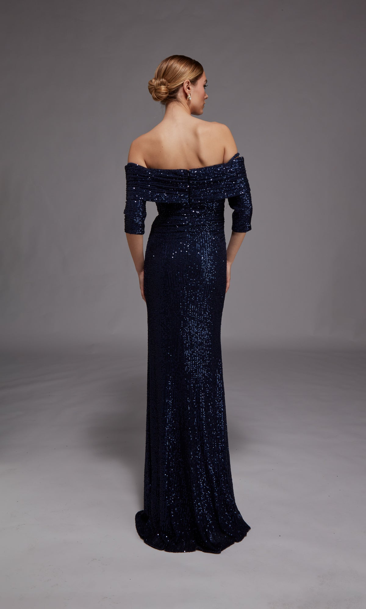 Alyce Paris 27787 Ocasión especial fuera del hombro Seakline brillante/vestido recto brillante