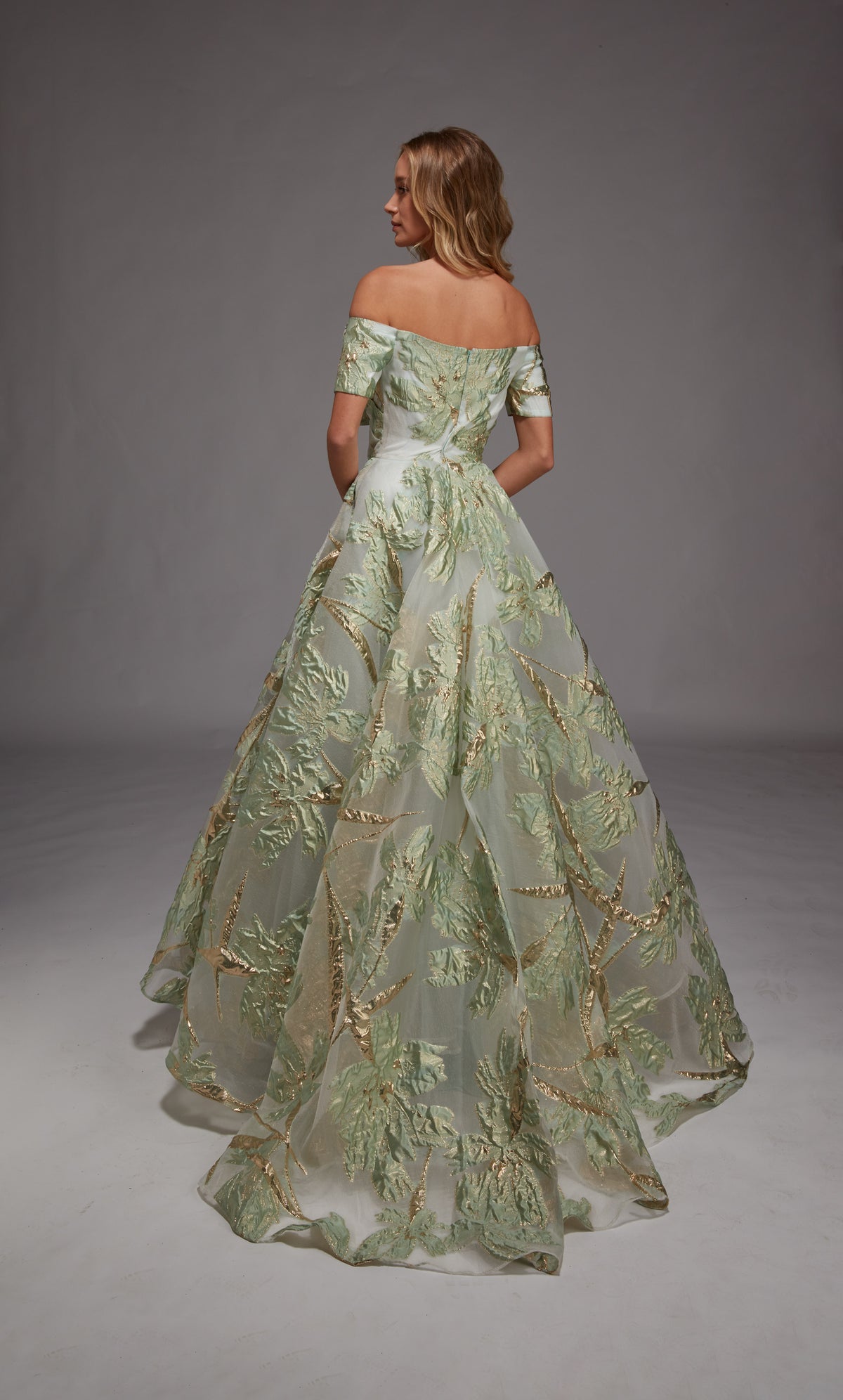 Alyce Paris 27804 Besonderer Anlass vom Schulterausschnitt verschönerte ein Linienkleid