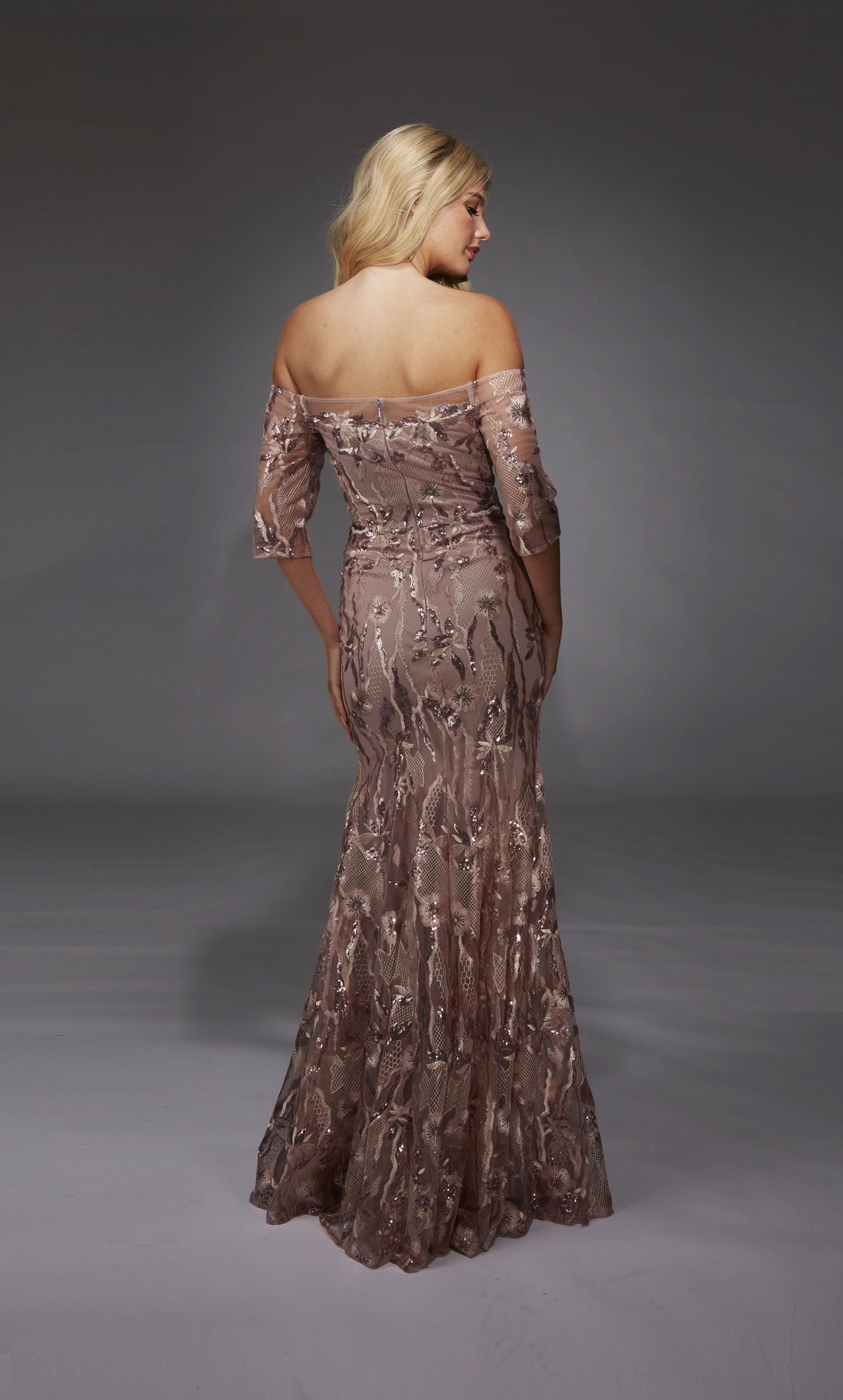 Alyce Paris 27816 Occasion spéciale au large de l'épaule décolleté Fit n Flare Robe