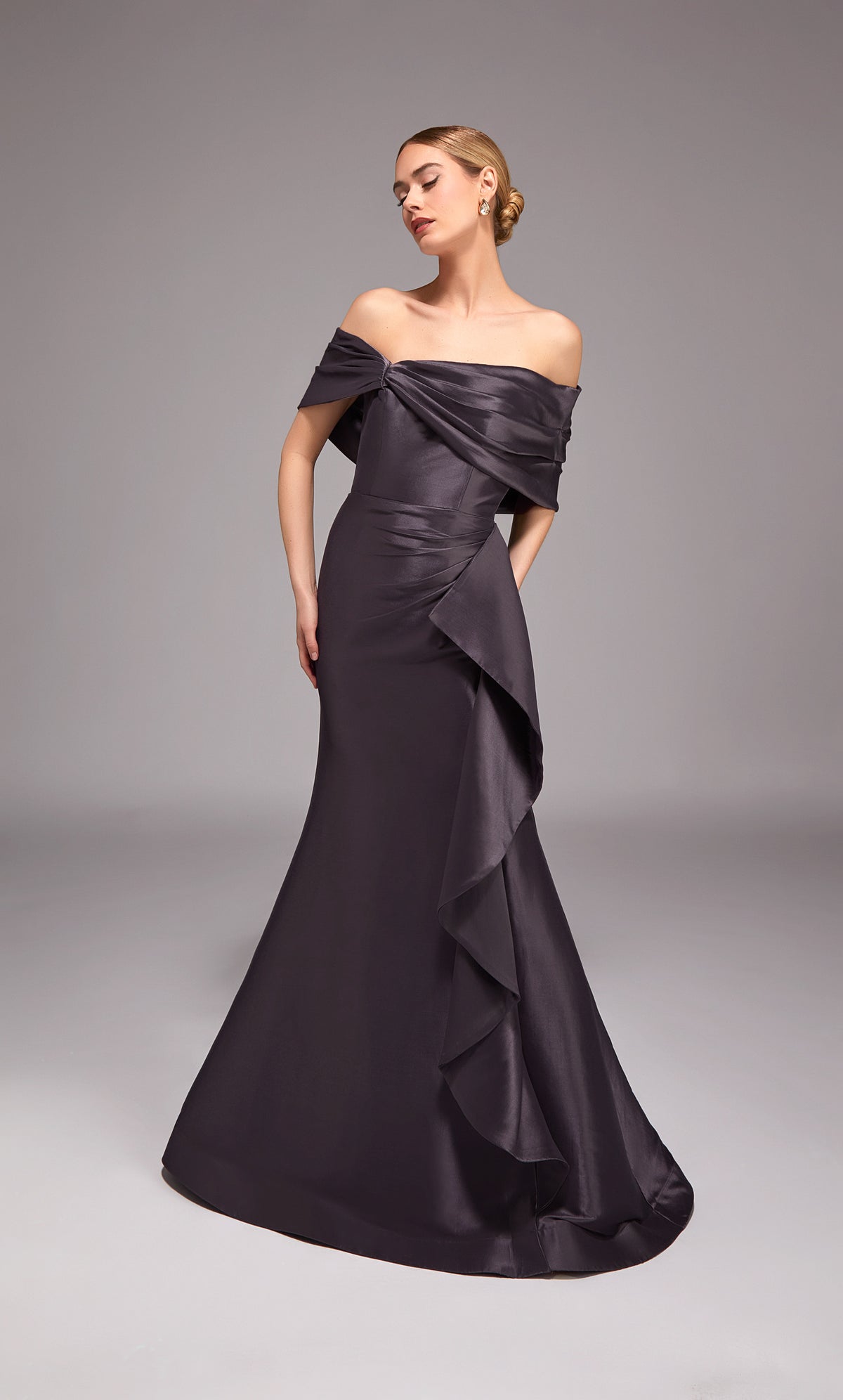 Alyce Paris 27822 ocasião especial fora do decote do ombro Vestido chique de sereia