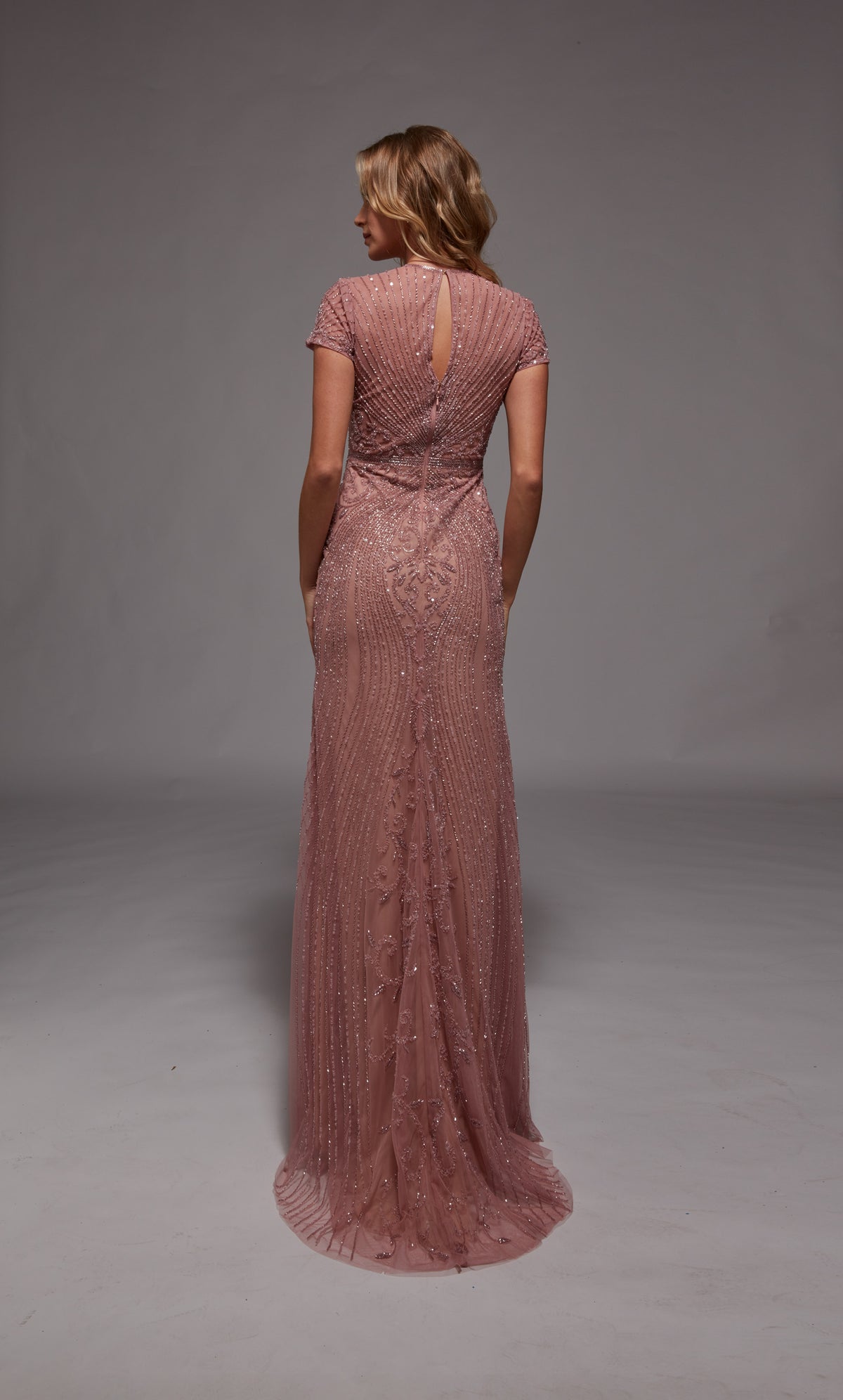 Alyce Paris 27823 Occasion spéciale décolleté coupé une robe droite embellie