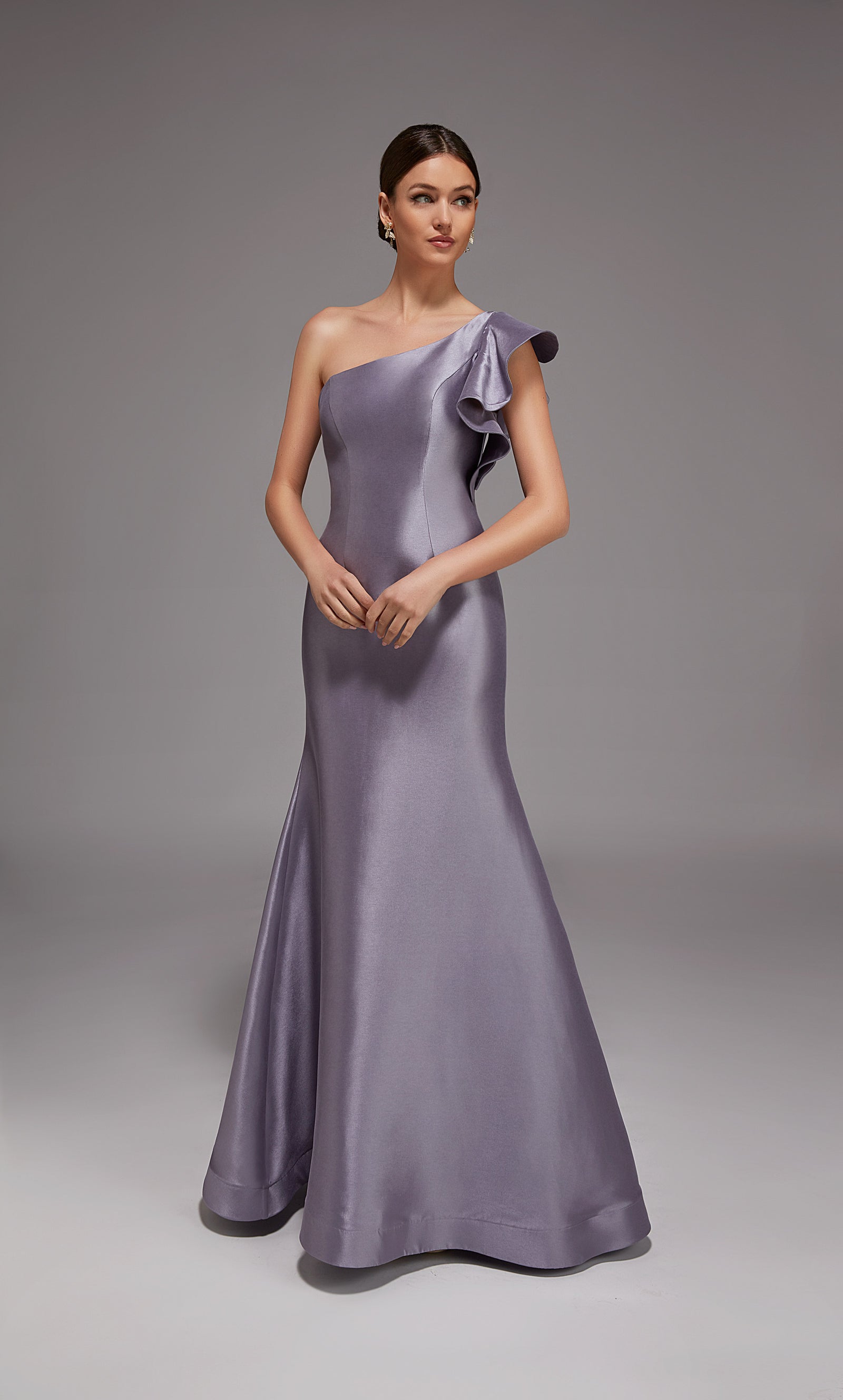 ALYCE Paris 27826 Robe sirène à volants et décolleté asymétrique pour occasions spéciales