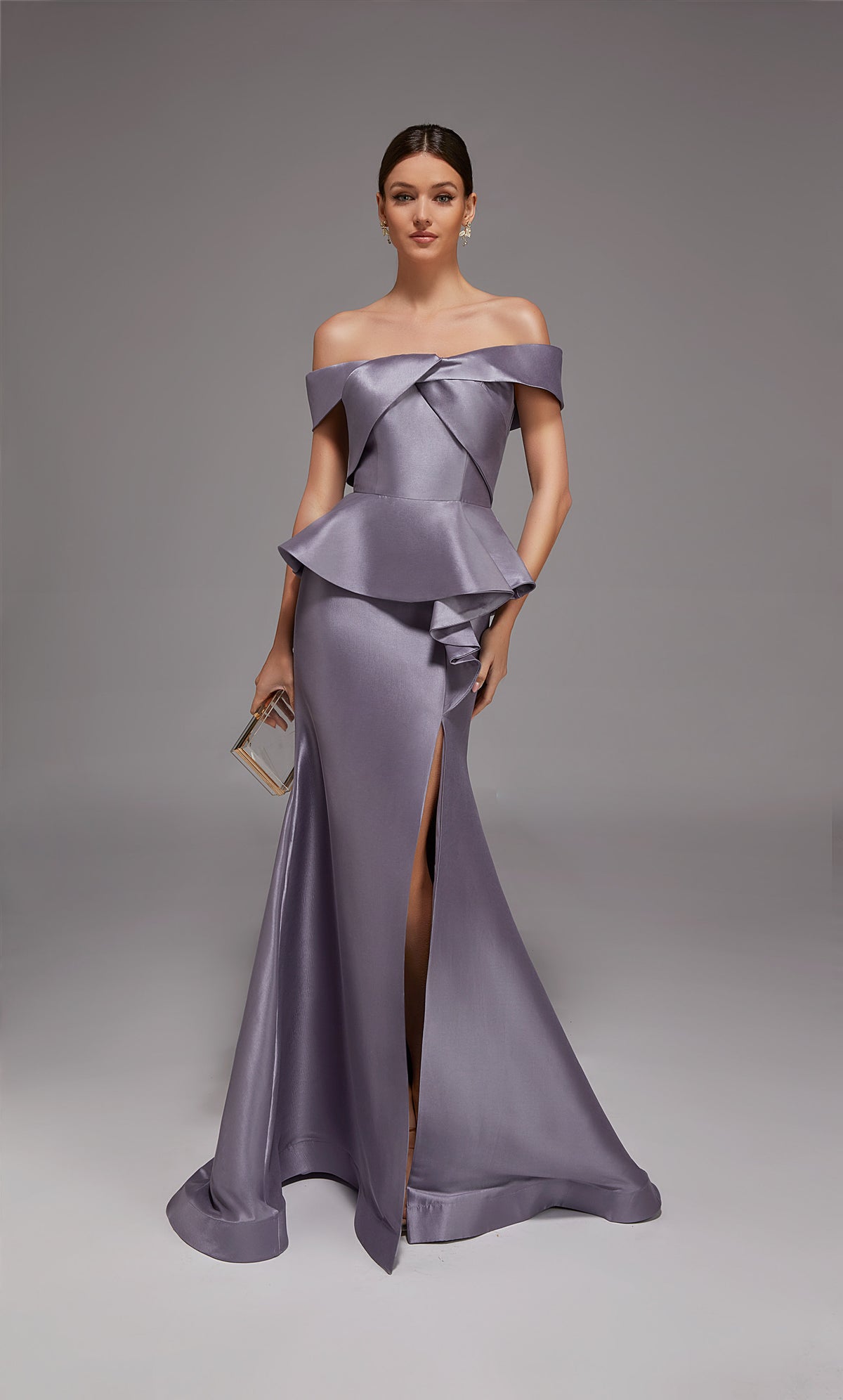 ALYCE Paris 27827 Robe sirène cascade à épaules dénudées pour occasions spéciales