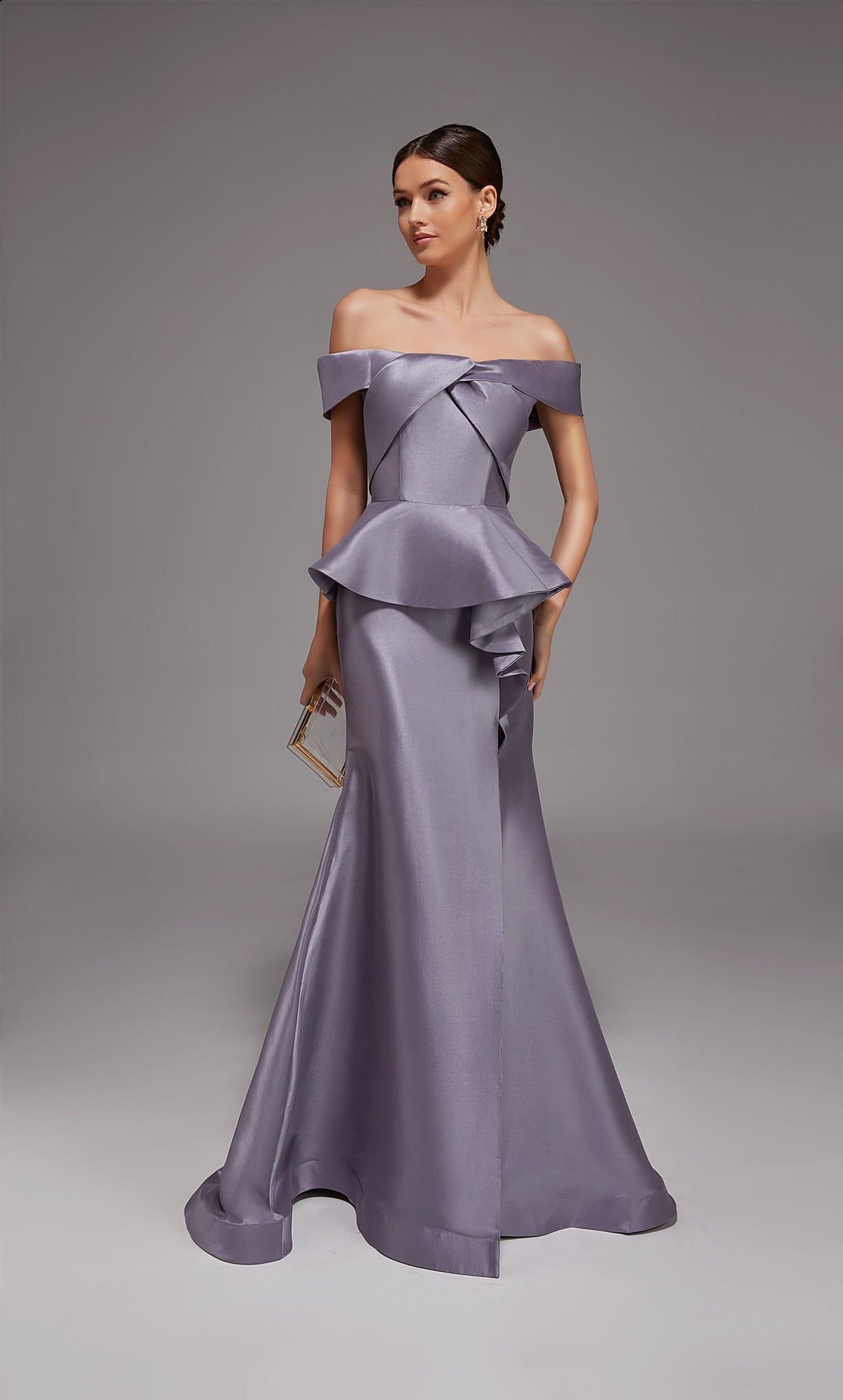 Alyce Paris 27827 Ocasión especial fuera del hombro Vestido de sirena de cascada