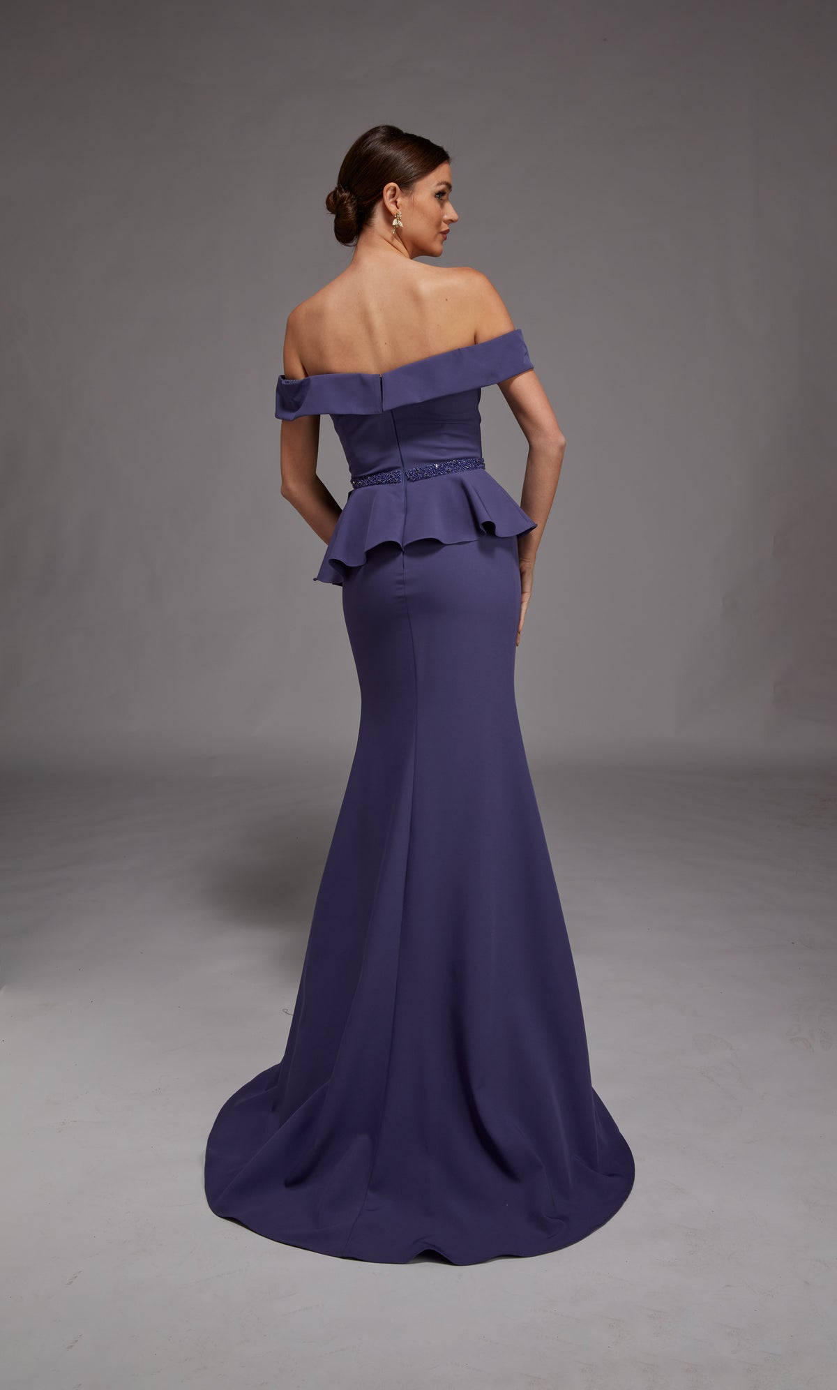 Alyce Paris 27829 Occasione speciale fuori dalla scollo spalla PEPLUM FIT N ASSOSTO FLARE