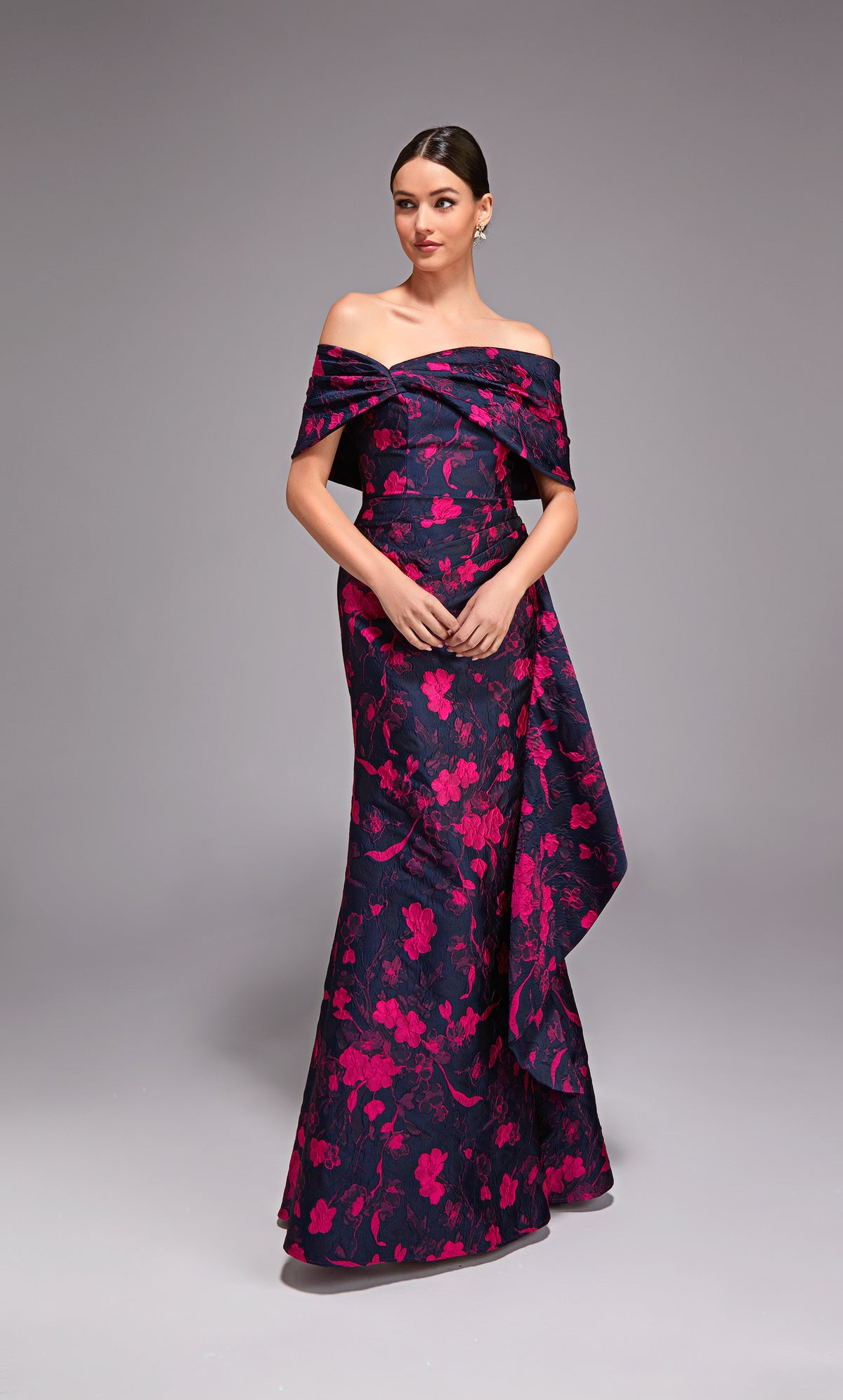 ALYCE Paris 27832 Ocasião especial com decote ombro a ombro elegante vestido sereia