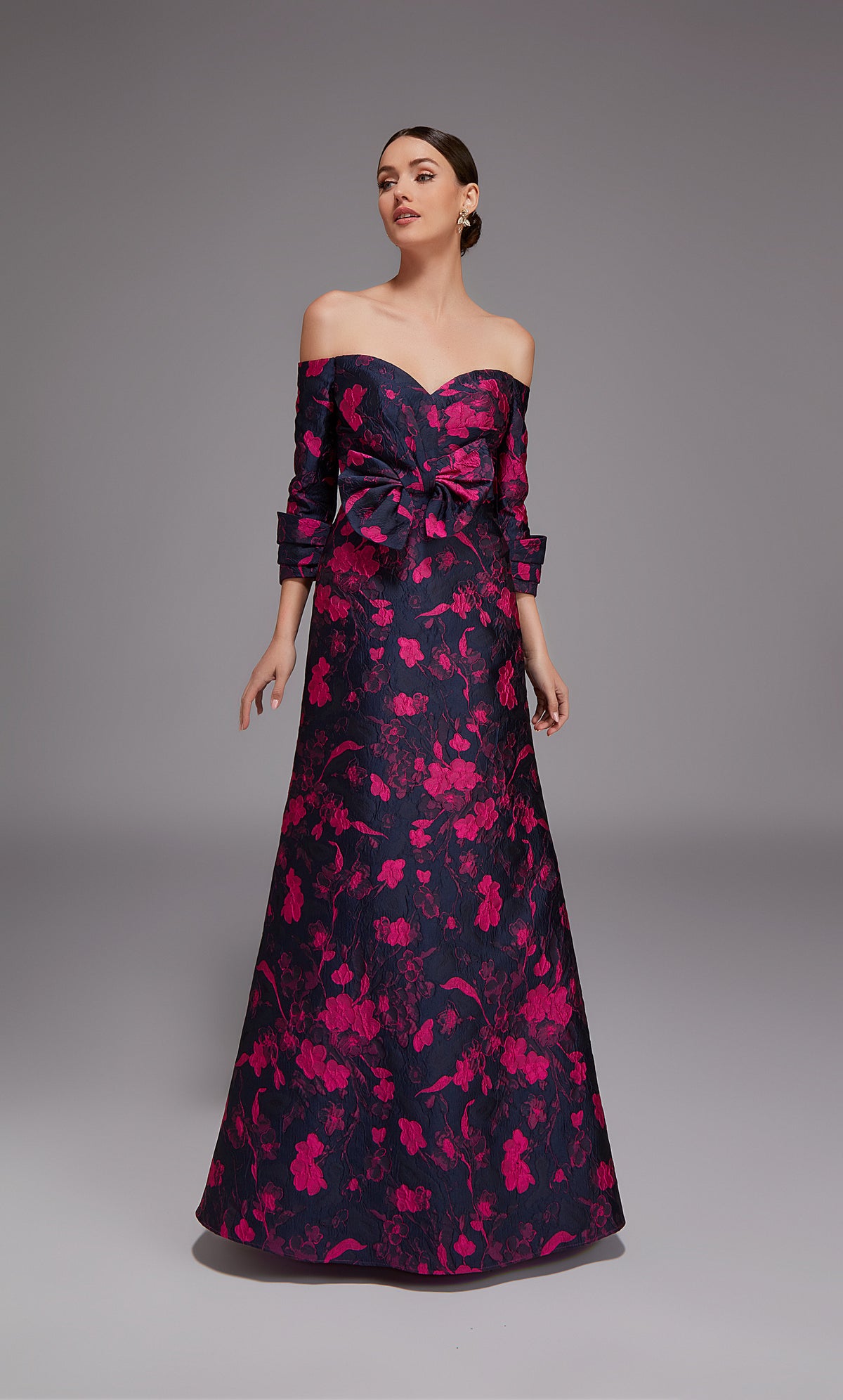 Alyce Paris 27833 Ocasión especial fuera del hombro Elegante un vestido de línea