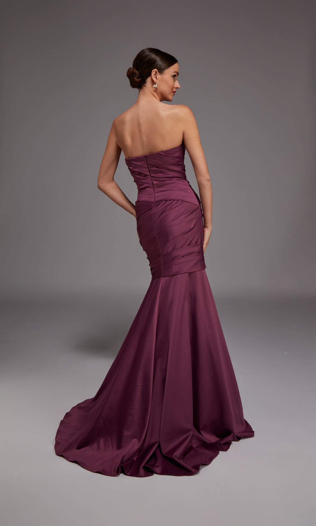 Alyce Paris 27836 Besonderer Anlass vor dem Schulterausschnitt Ruch/drapierte Meerjungfrau Kleid