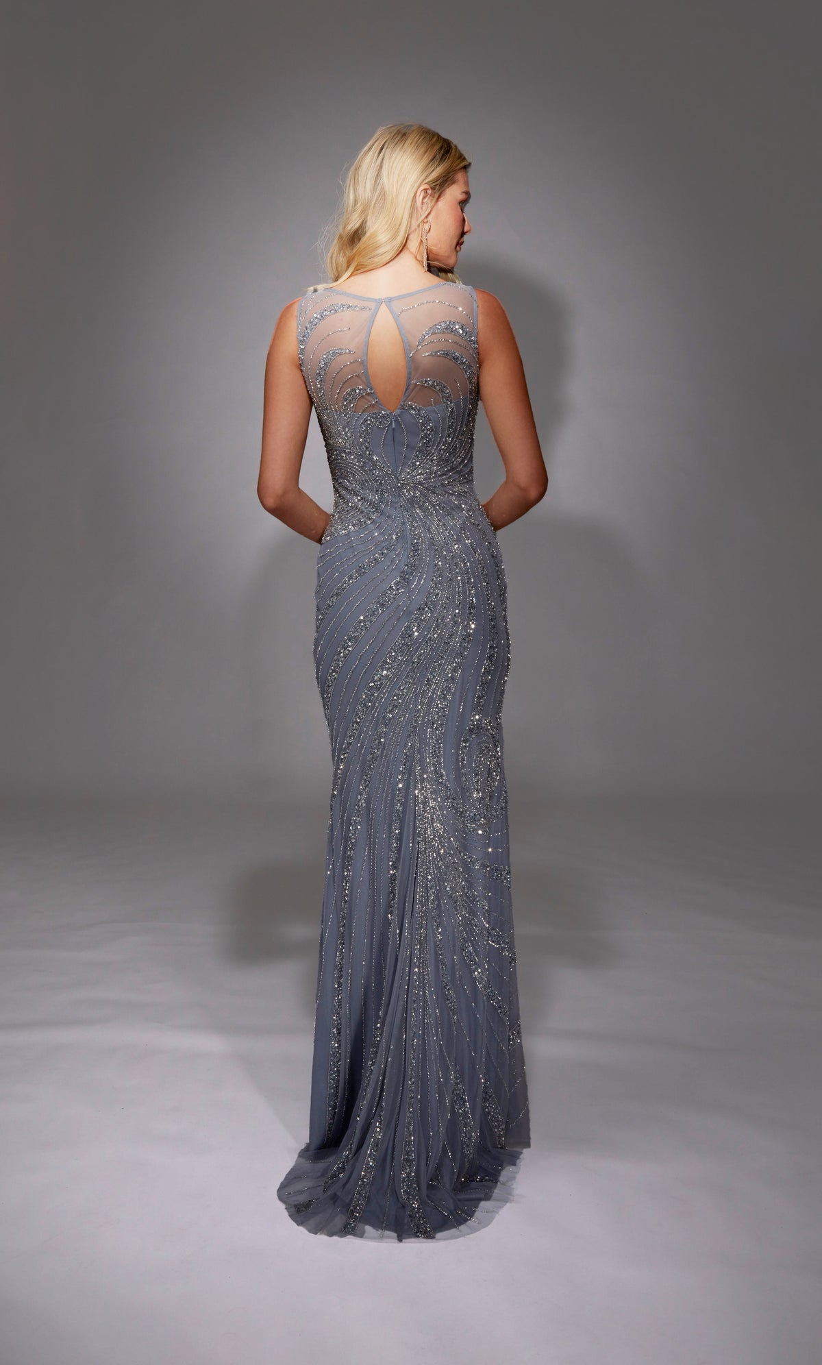 Alyce Paris 27846 decote de barco especial de ocasião embelezada vestido reto