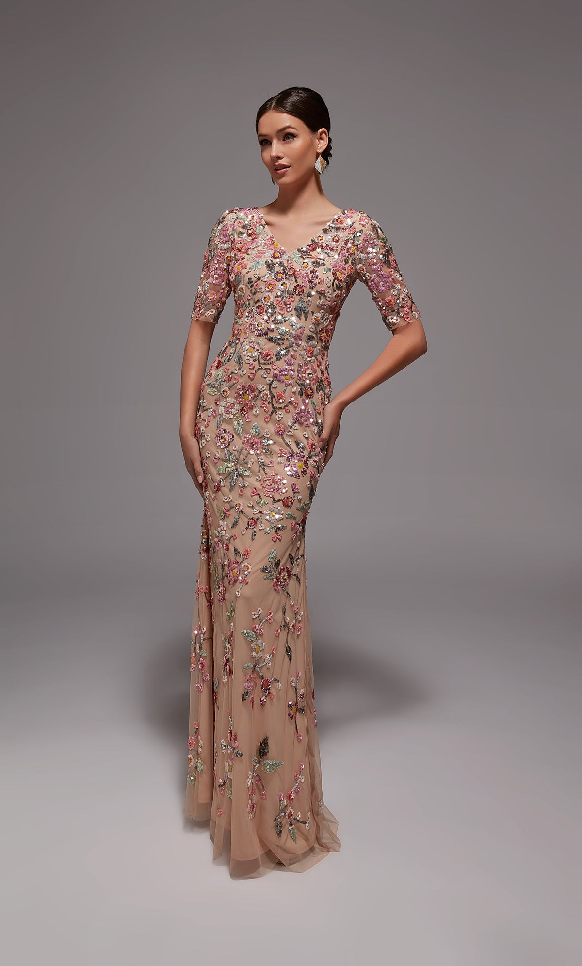 Alyce Paris 27848 Ocasión especial Vestido recto adornado