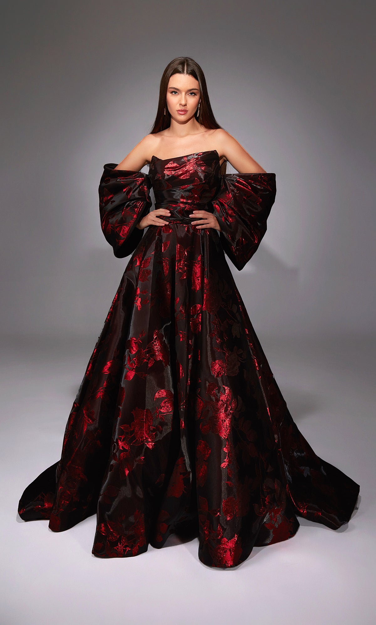 Alyce Paris 27862 Ocasião Especial de decote sem alças Treine um vestido de linha