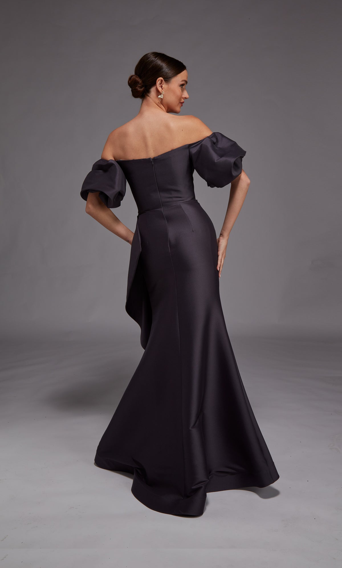 Alyce Paris 27863 Ocuidad especial fuera del hombro Ruchada/Drapeado Vestido recto