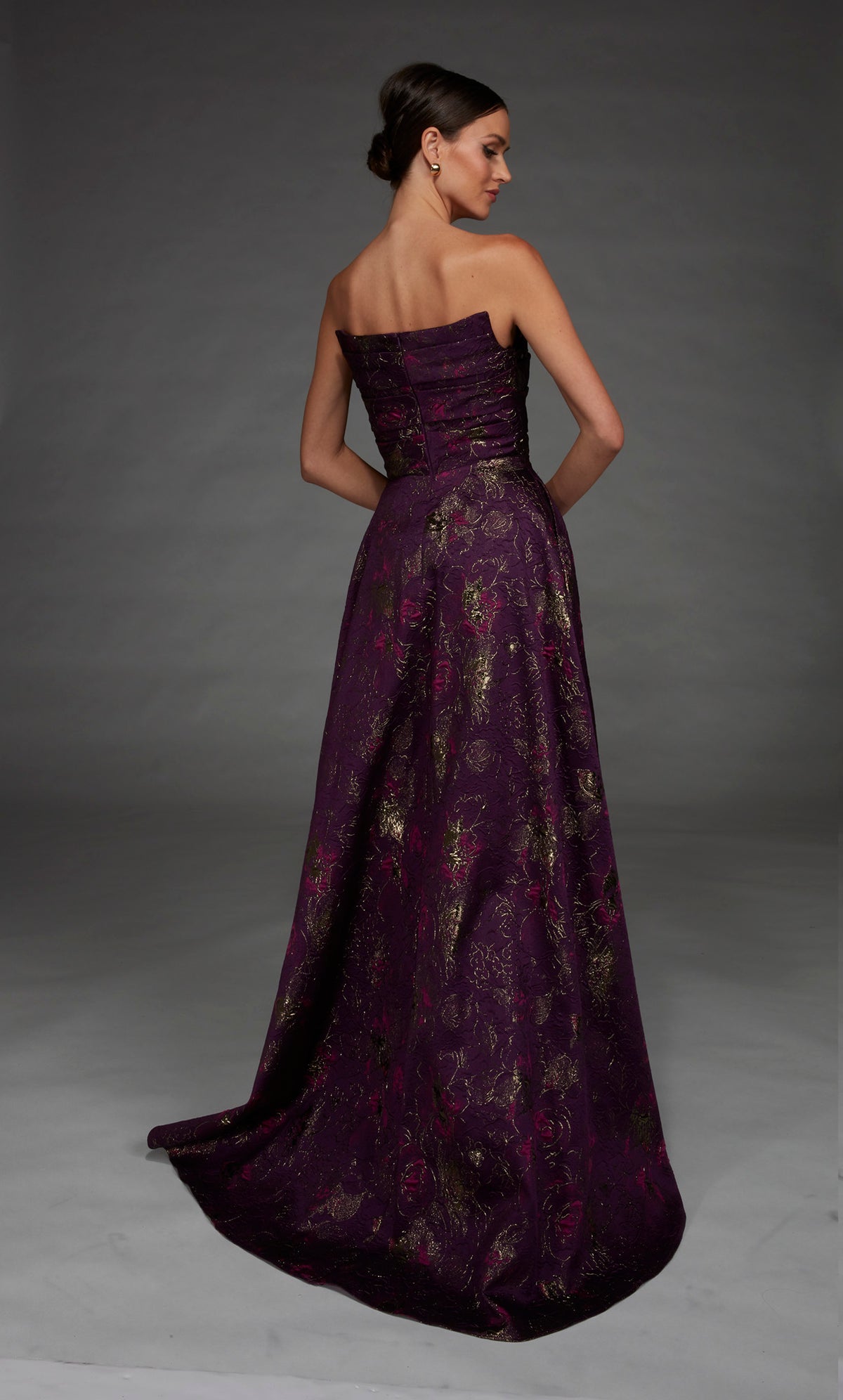 ALYCE Paris 27893 Special Occasion Off The Shoulder Neckline Waterfall Mermaid Dress