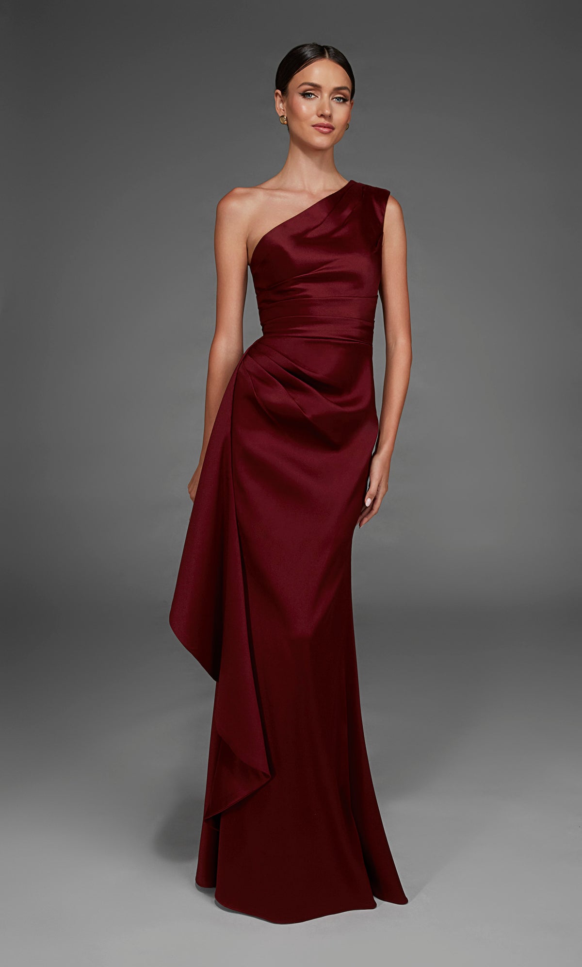 ALYCE Paris 27913 Special Occasion One Shoulder Neckline Elegant Straight Dress