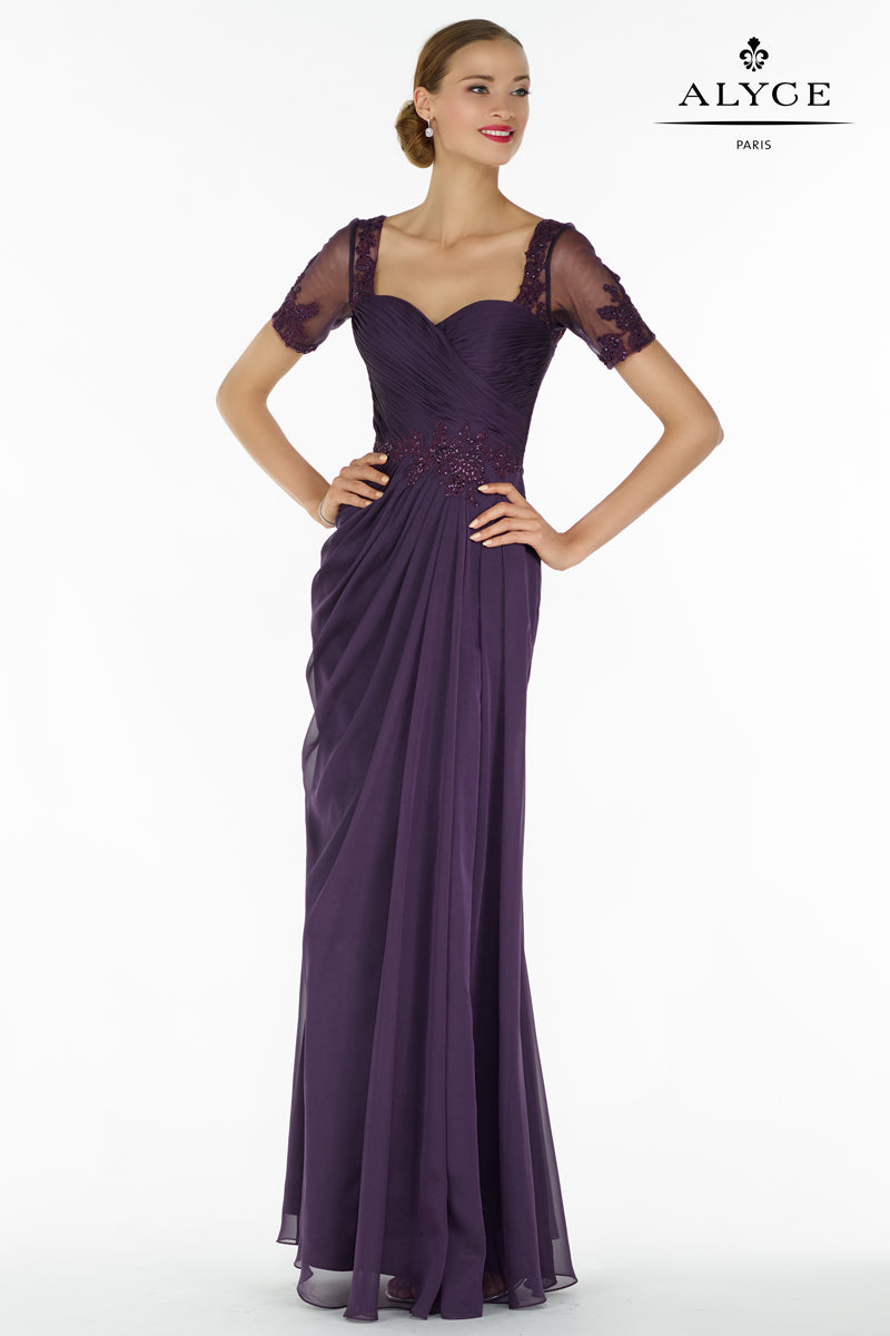 ALYCE Paris 29580 Vestido fluido elegante con escote corazón para ocasiones especiales