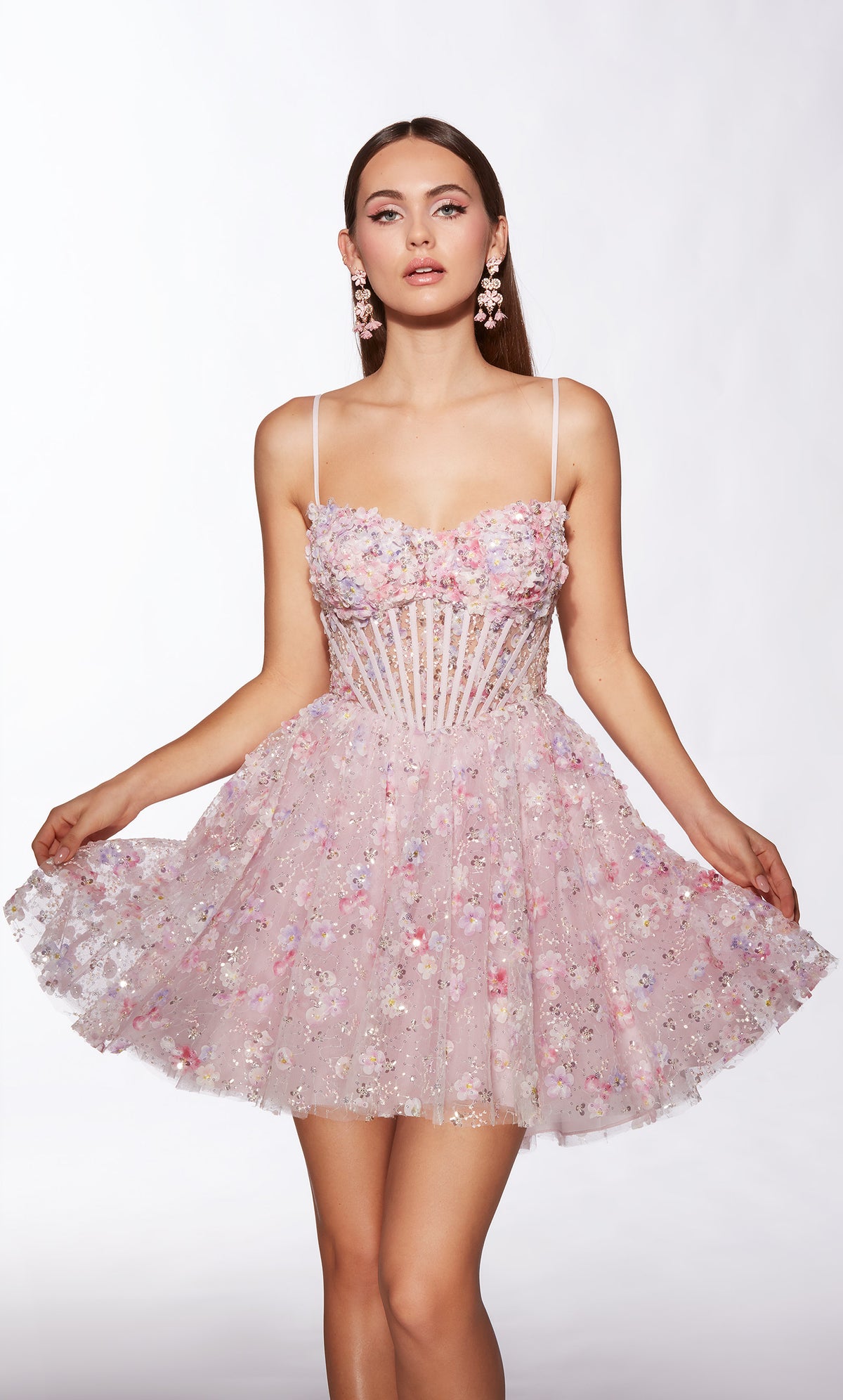 Alyce Paris 30003 Homecoming de decote curto decote embelezado Mermaid Dress