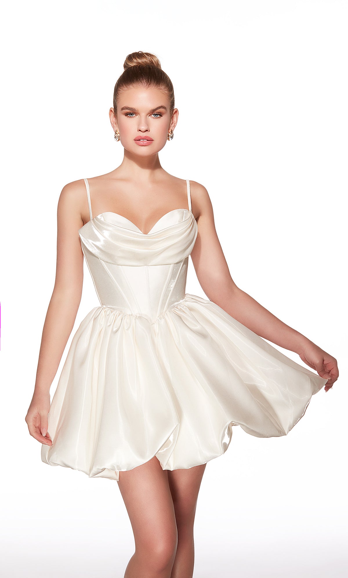 Alyce Paris 30012 HOMECOMING Corto Sweetheart Escote Corsé Mermaid Vestido