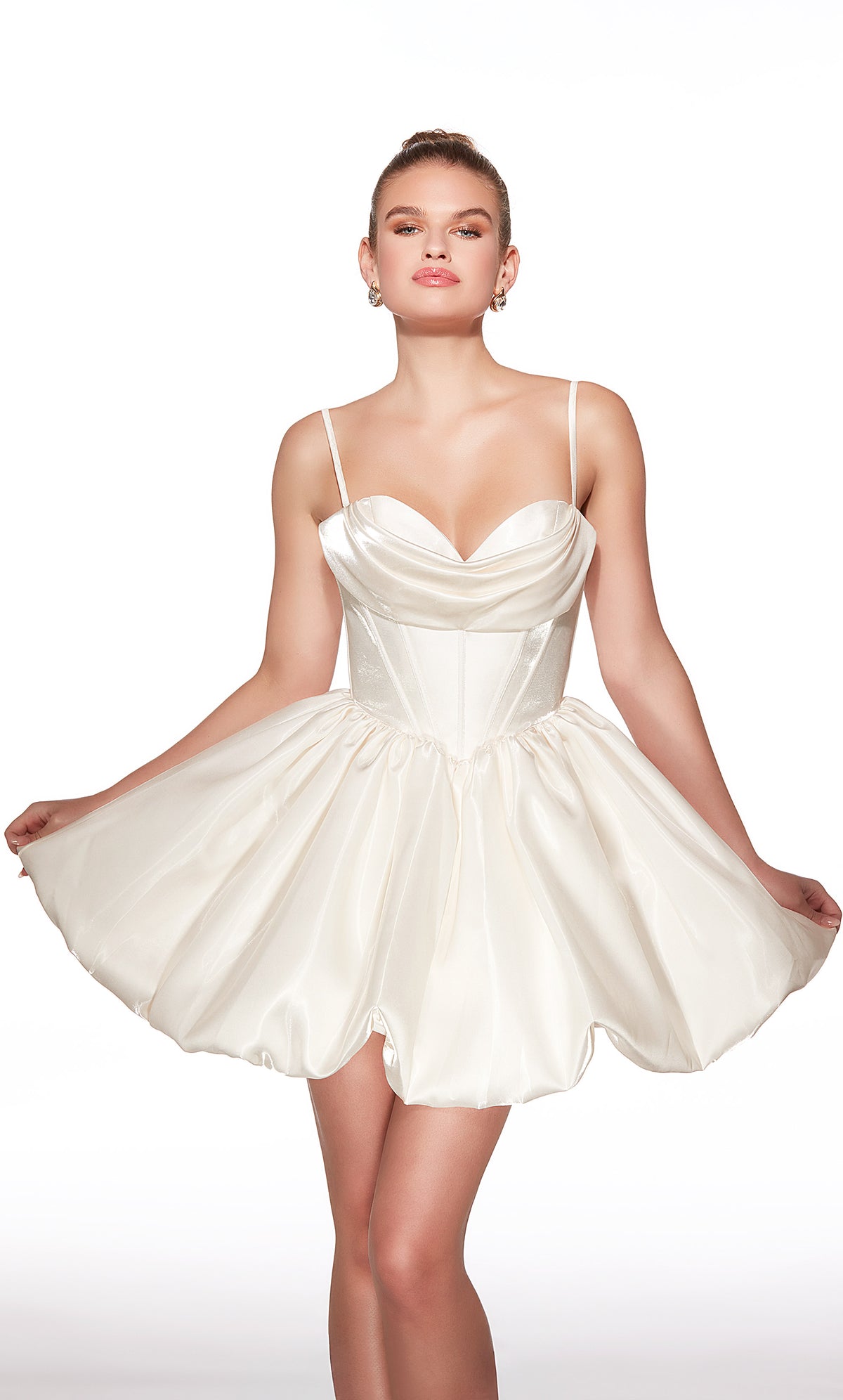 Alyce Paris 30012 HOMECOMING Corto Sweetheart Escote Corsé Mermaid Vestido