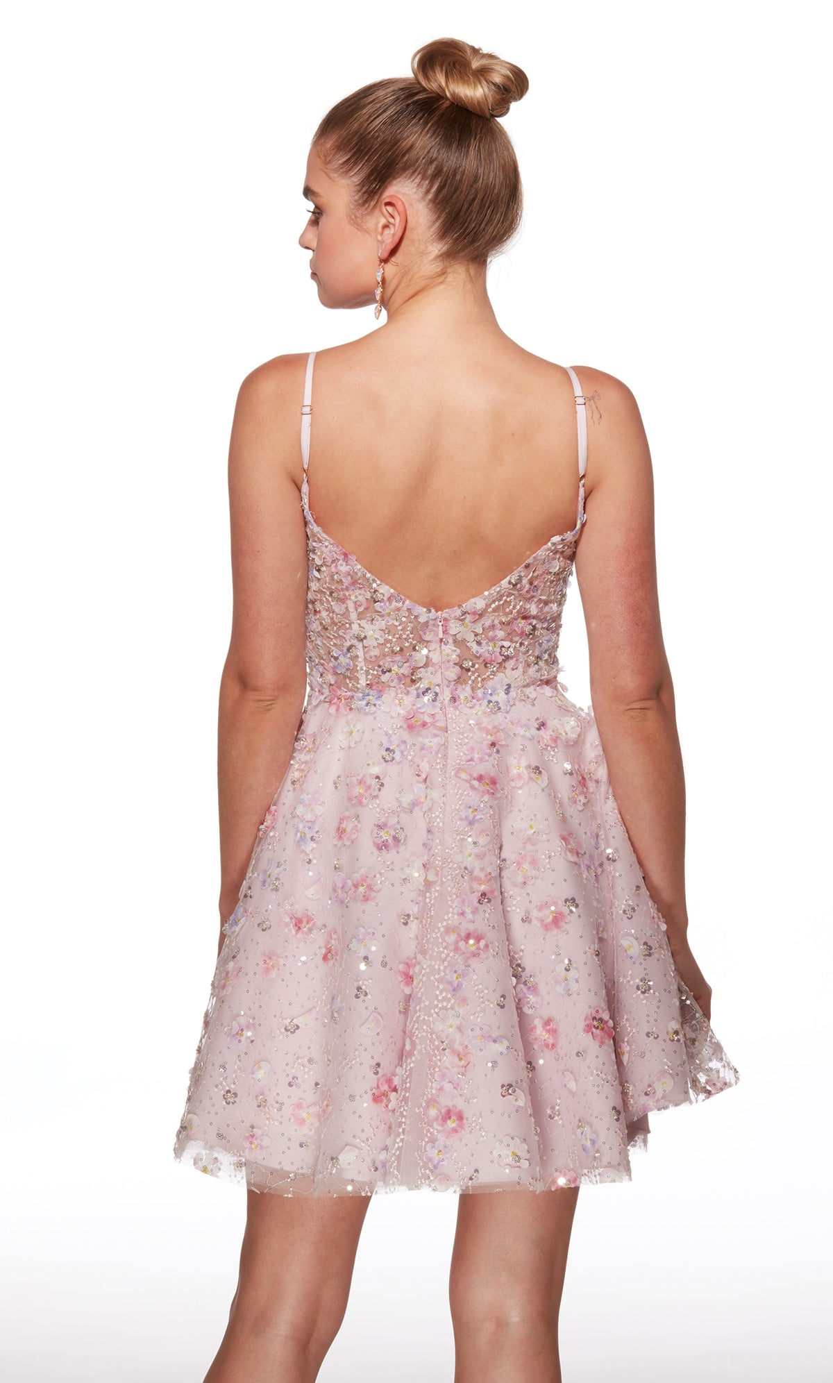 Alyce Paris 30017 HOMECOMING CORTO ENCANTADOR ENCUENTRO embellecido un vestido de línea