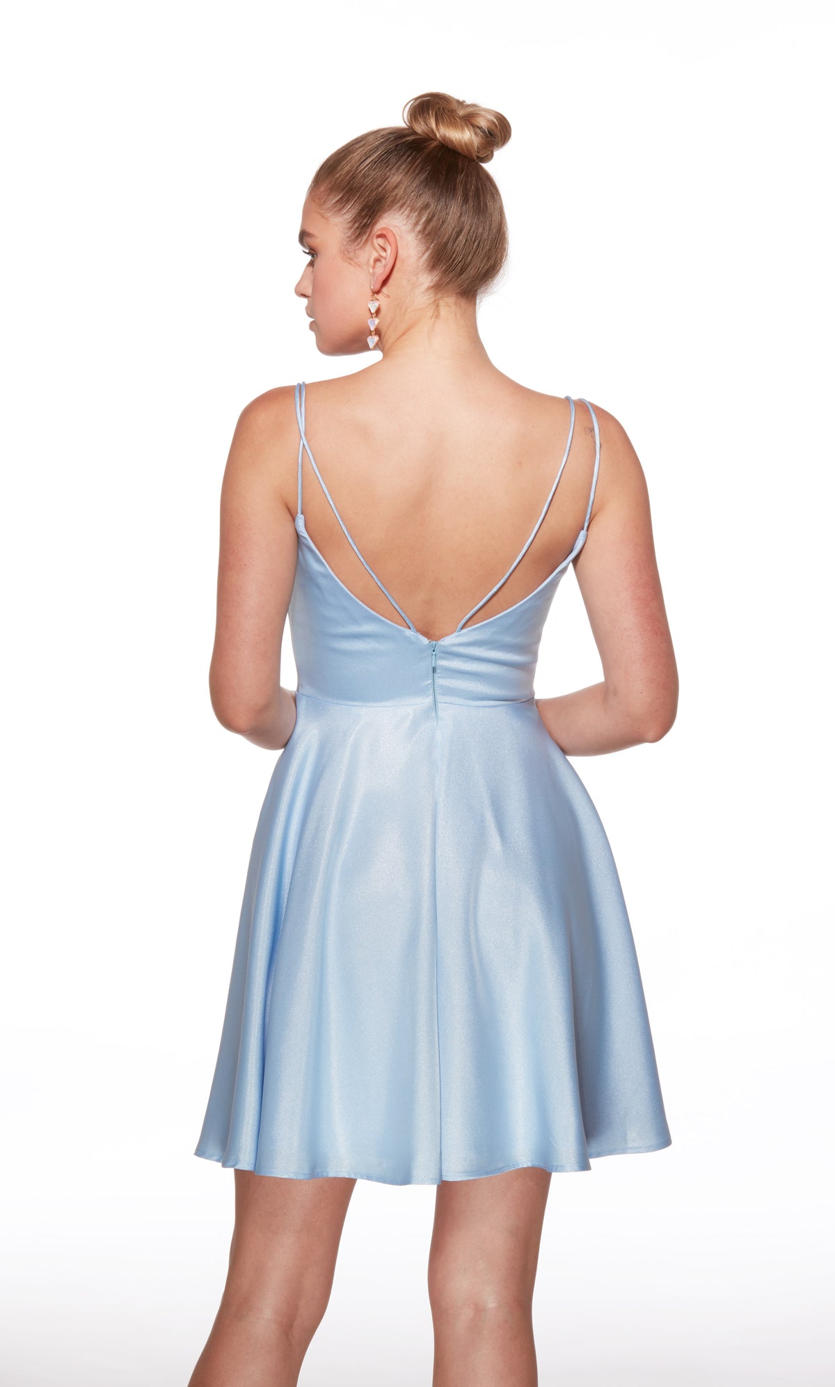 Alyce Paris 30051 HOMECOMING COWL COWL COLLINE Simple A Line Vestido