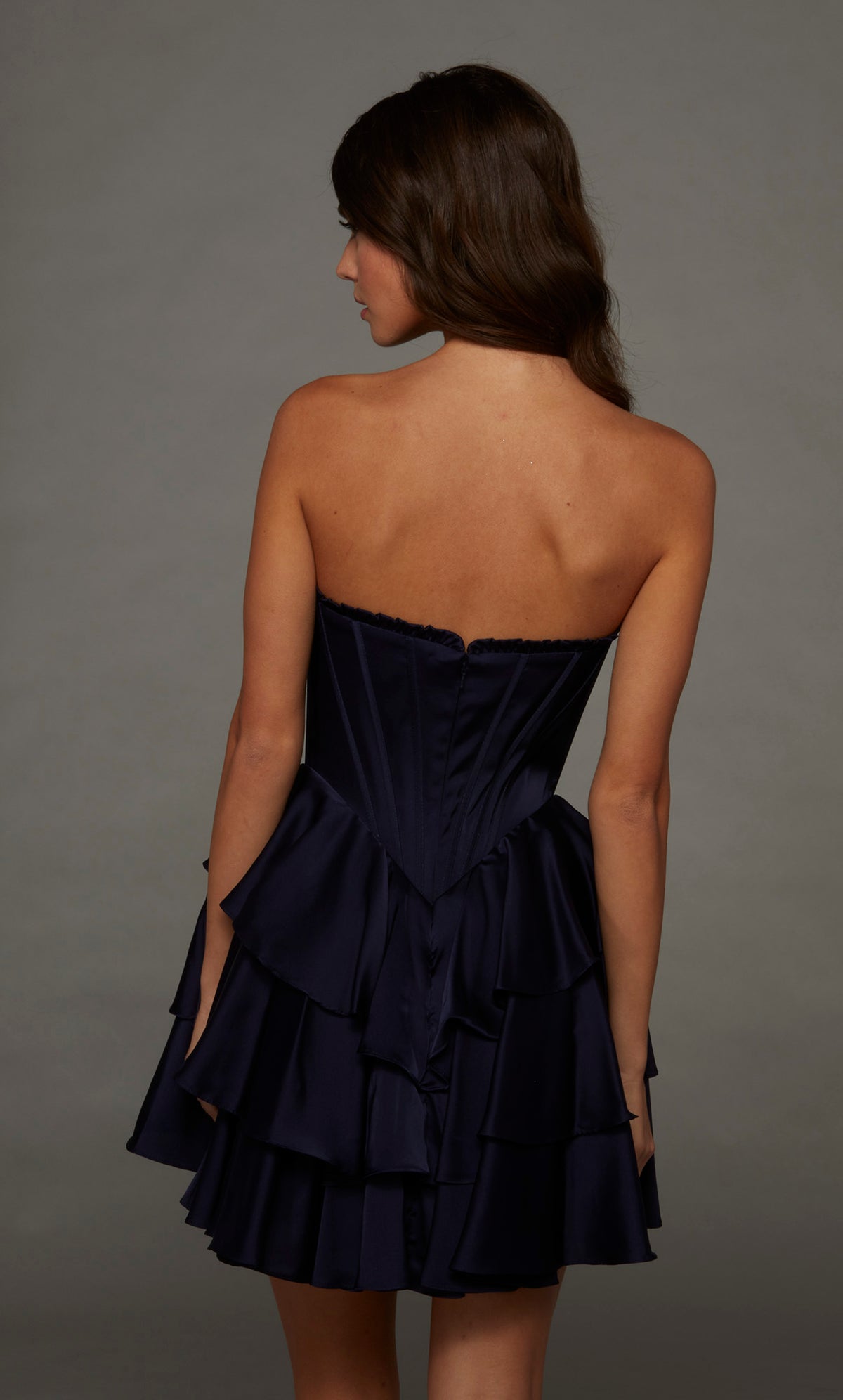 ALYCE Paris 30123 Homecoming Short Scooped Neckline Modest A Line Dress