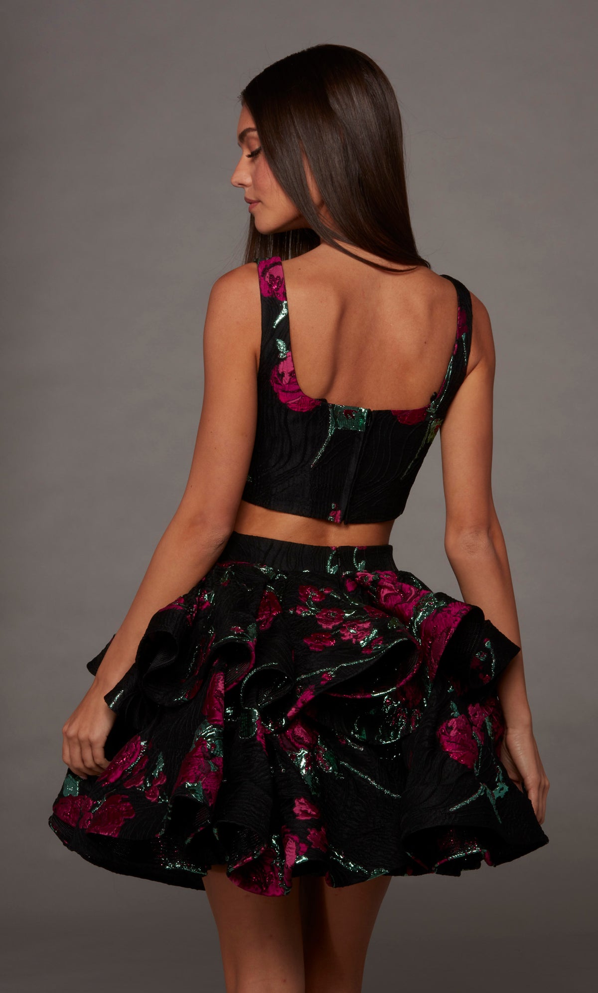 ALYCE Paris 30126 Homecoming Short Square Neckline Two-piece A Line Dress
