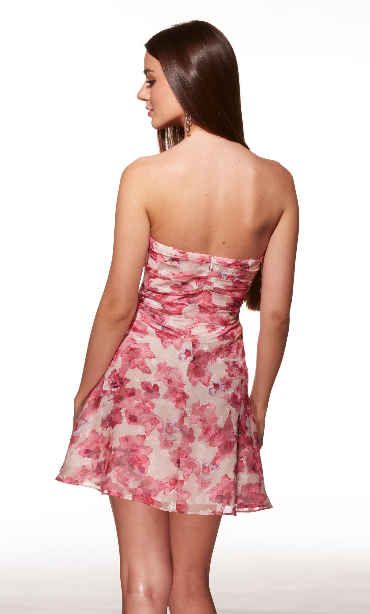 Alyce Paris 40079 HOMECOMING COWL COWL COLLINE Ruched/Draped a Line Vestido