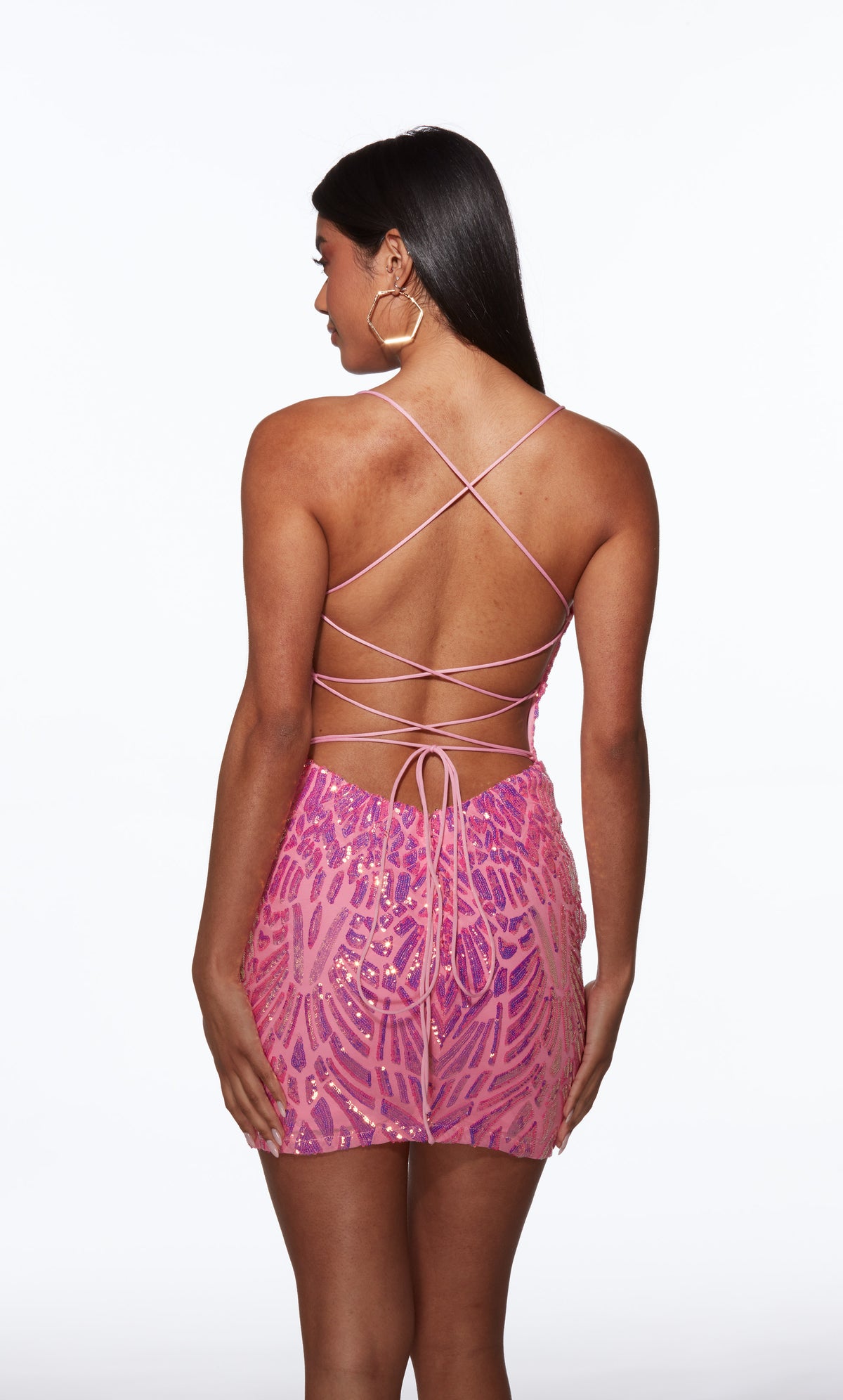 Alyce Paris 40082 HOMECOMING CORTO ENCUENTRO COLLINE SEXY VESTIVO RETISO
