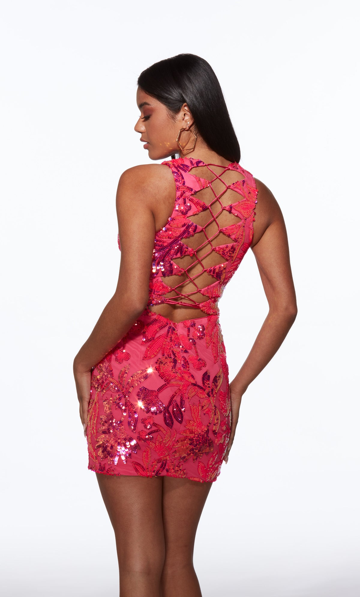 Alyce Paris 40083 Heimkehr kurzer Tauchausschnitt elegantes gerader Kleid