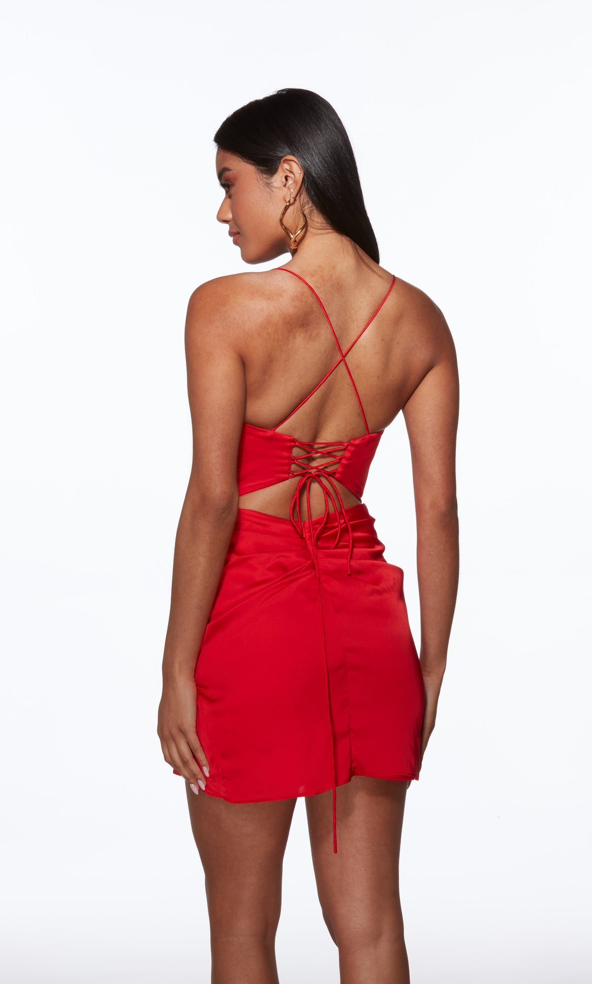 Alyce Paris 40099 Homecoming Shortheart Scondust Simple Dress