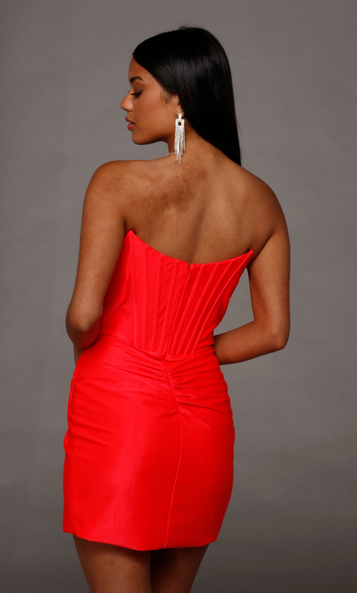 ALYCE Paris 40198 Homecoming Short Cat-eye Neckline Simple Dress