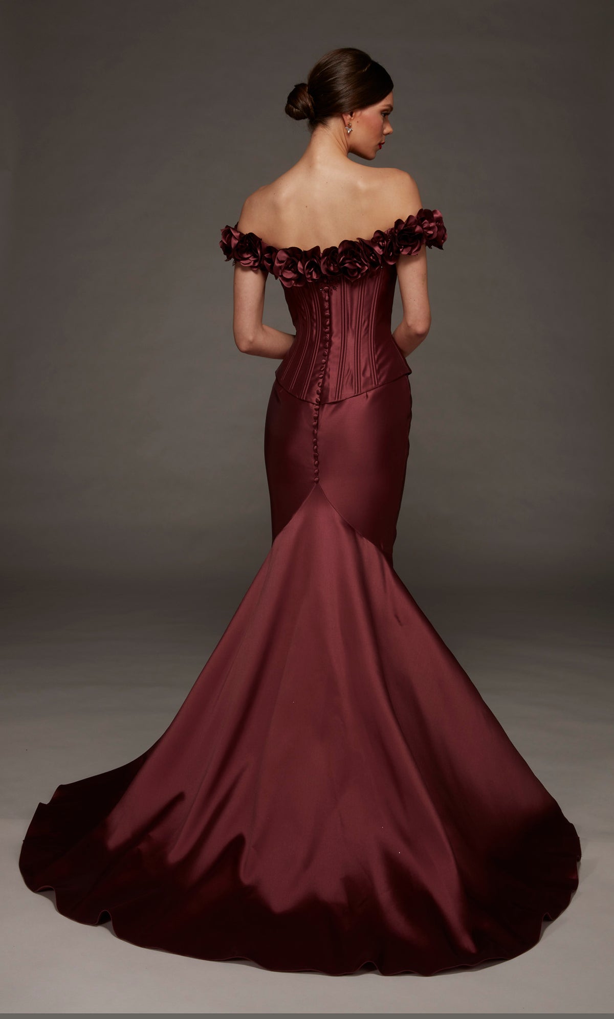 ALYCE Paris 55015 Special Occasion Off The Shoulder Neckline Embellished Mermaid Dress